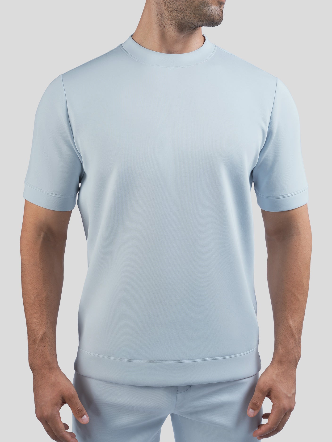 Modal Blend Short Sleeve Tee:Slim Fit