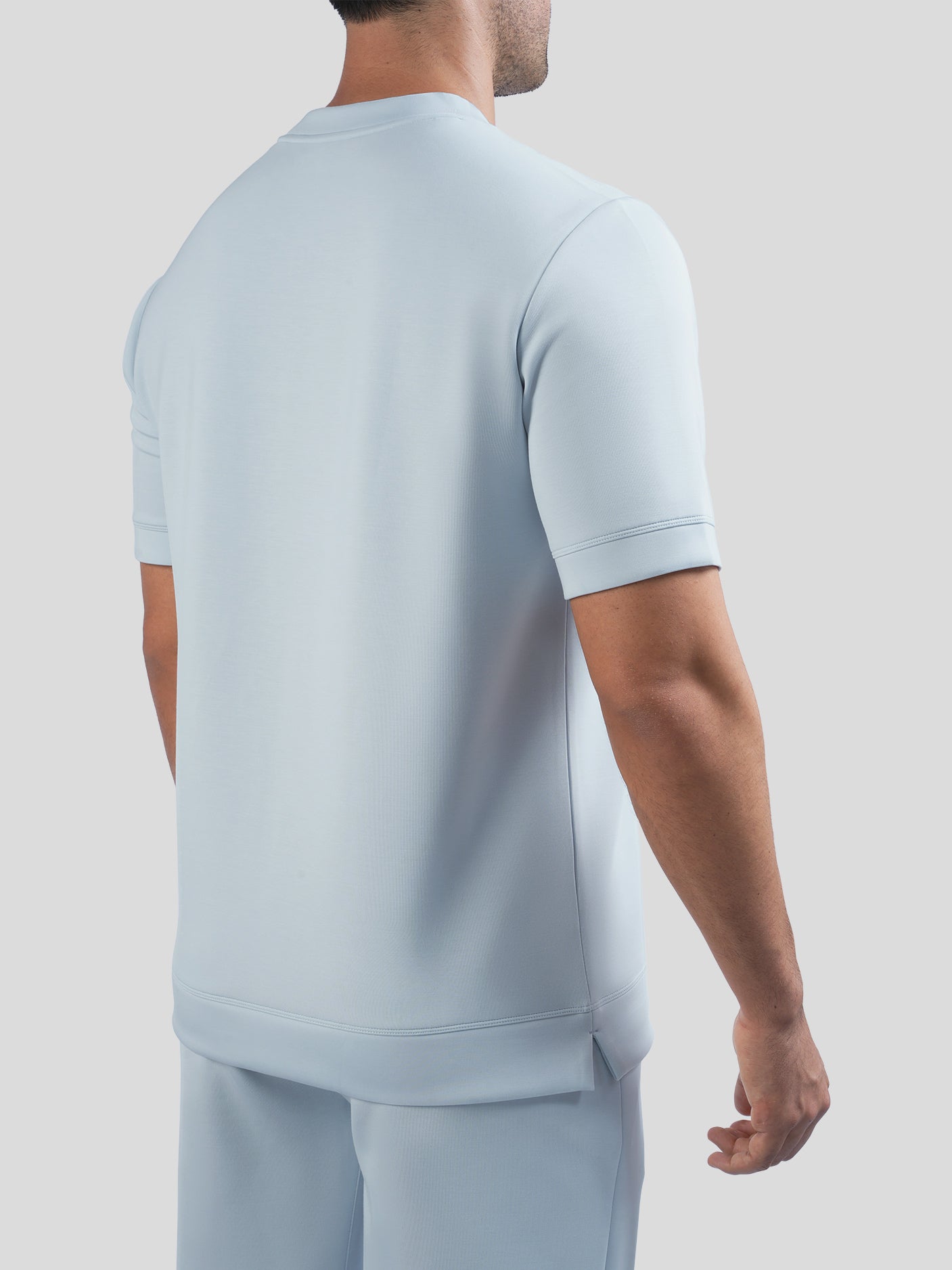 Modal Blend Short Sleeve Tee:Slim Fit