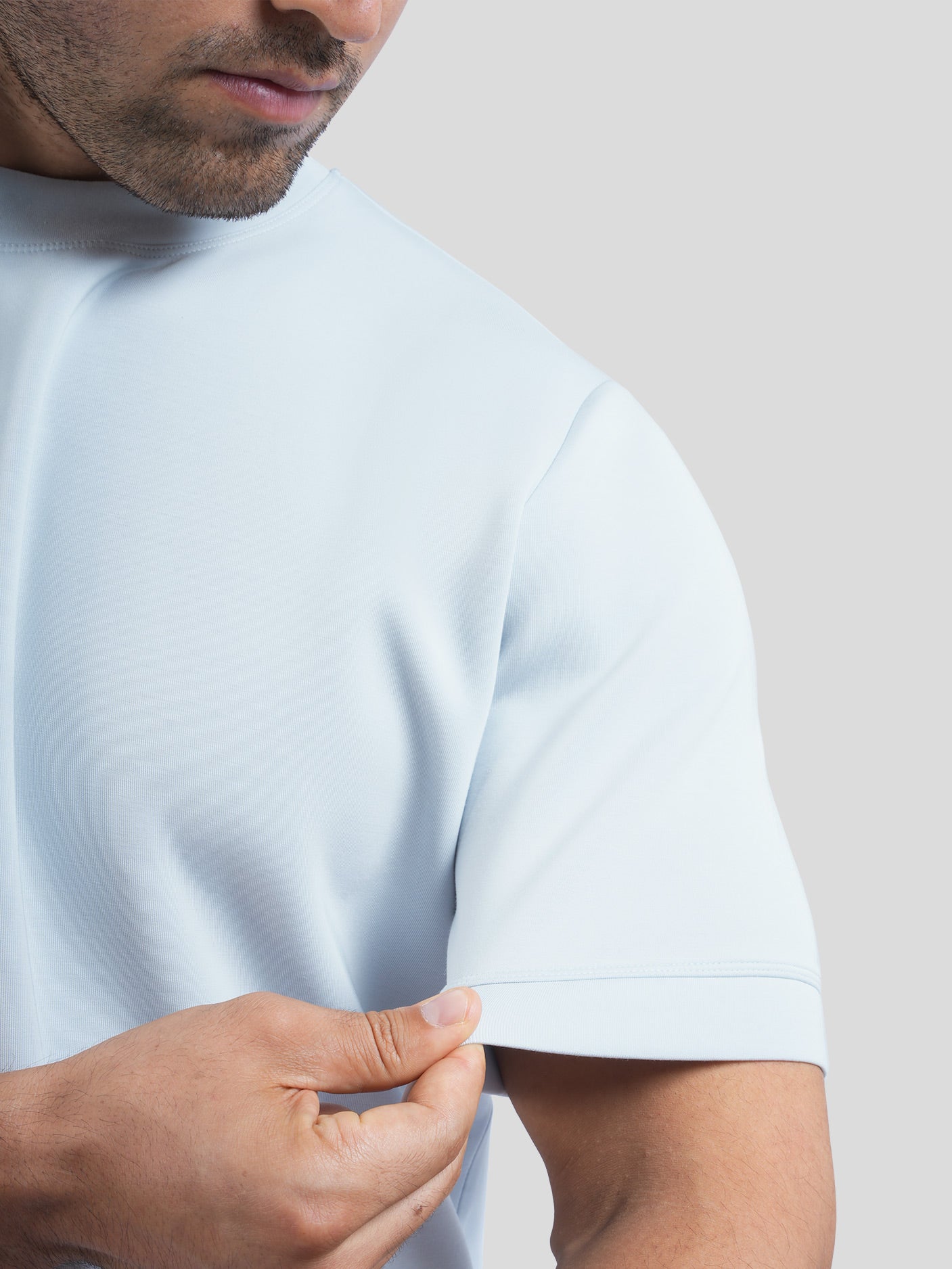 Modal Blend Short Sleeve Tee:Slim Fit