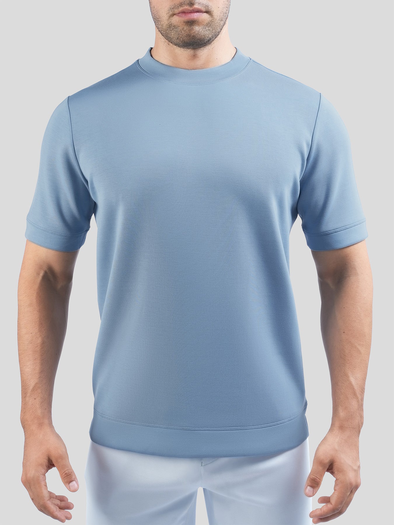 Modal Blend Short Sleeve Tee:Slim Fit