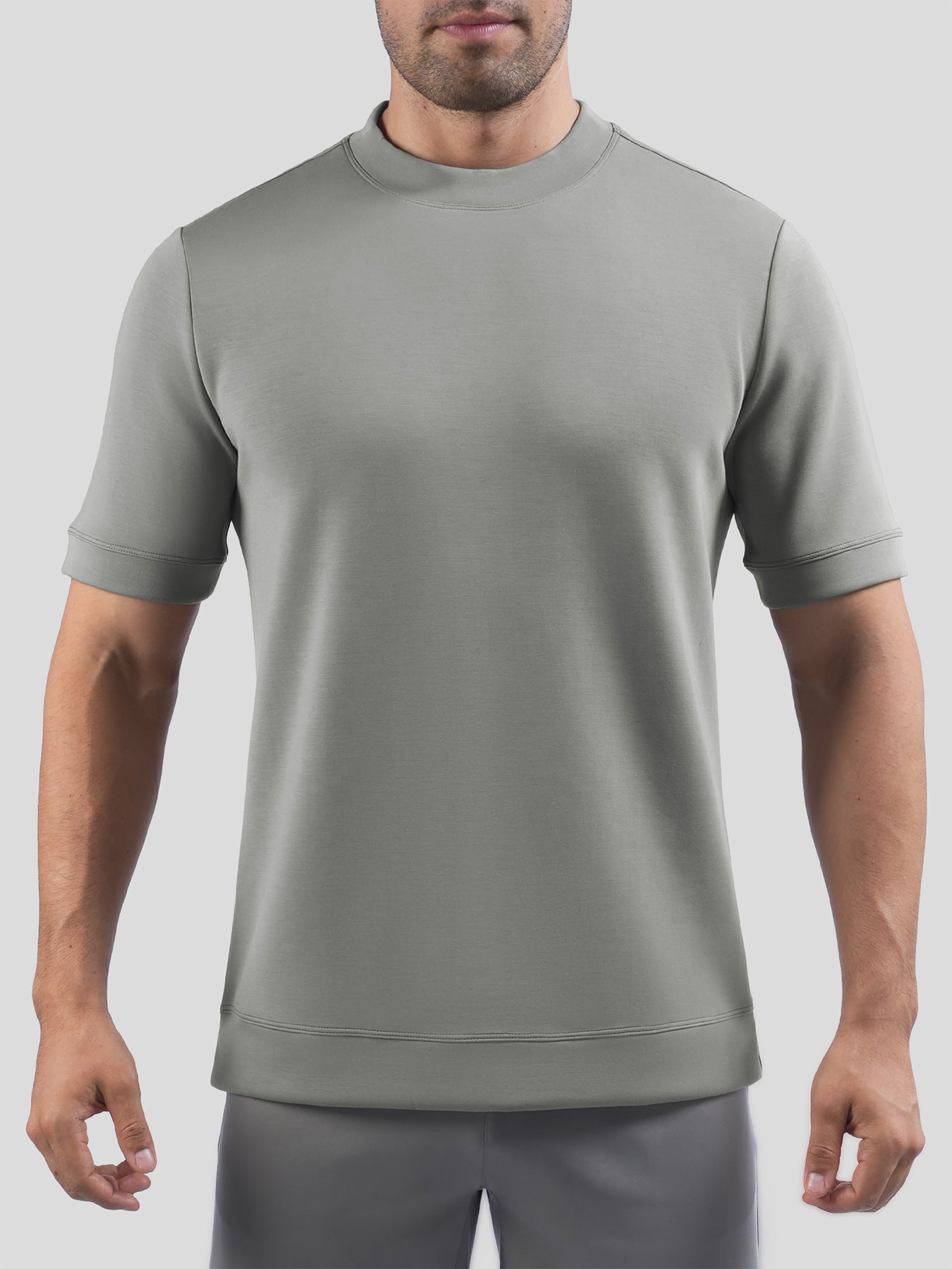 Modal Blend Short Sleeve Tee:Slim Fit