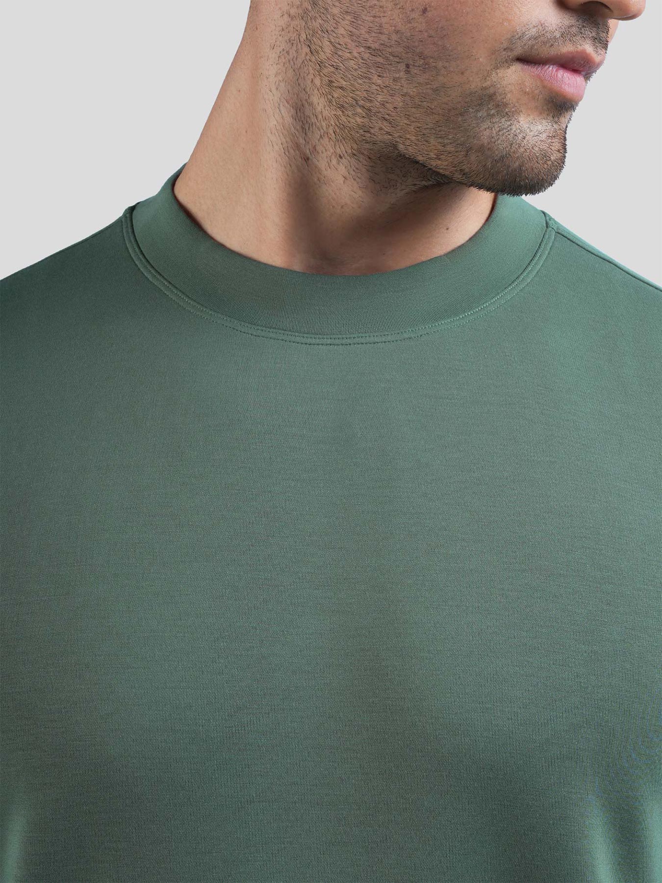 Modal Blend Short Sleeve Tee:Slim Fit