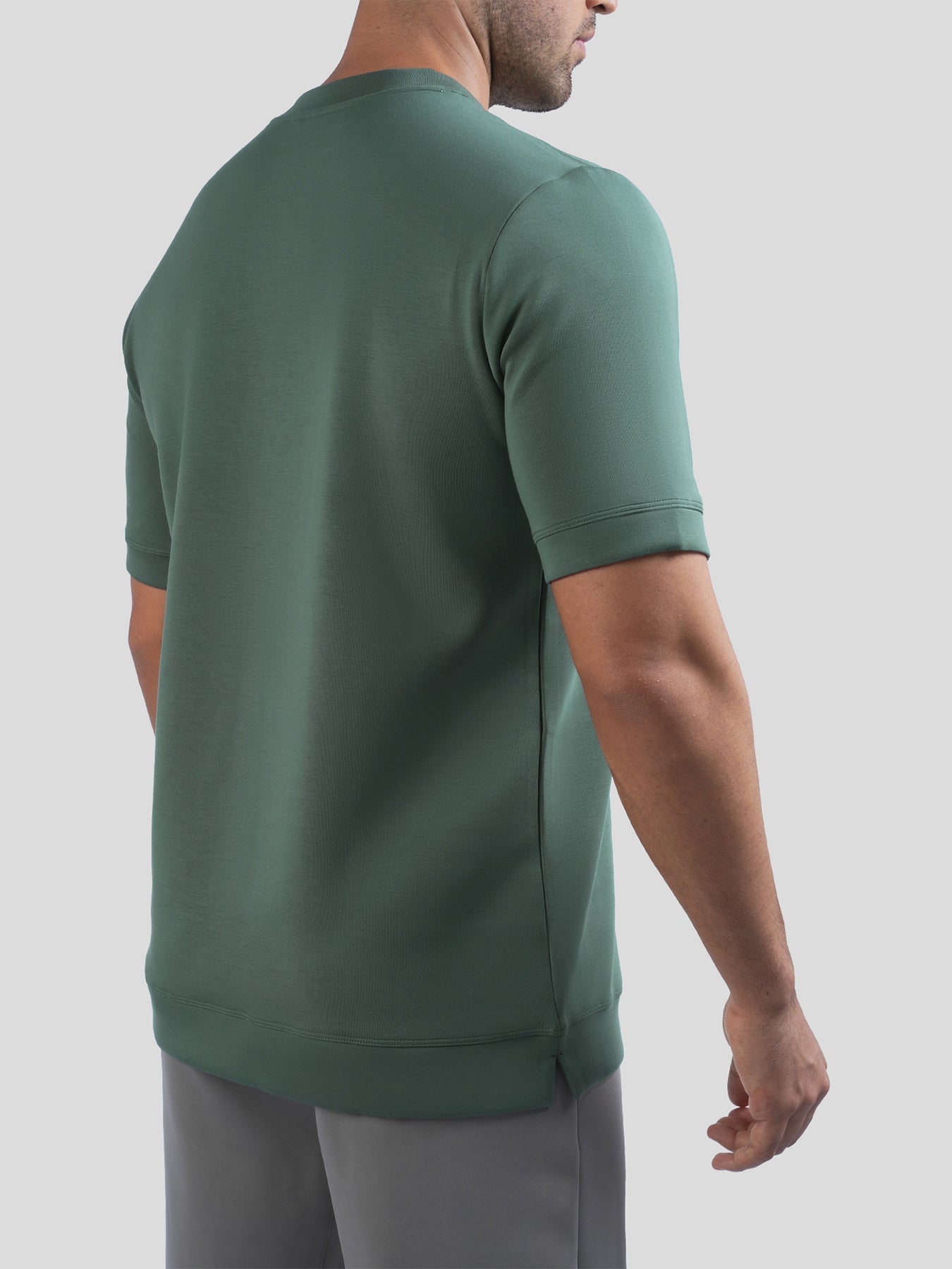 Modal Blend Short Sleeve Tee:Slim Fit
