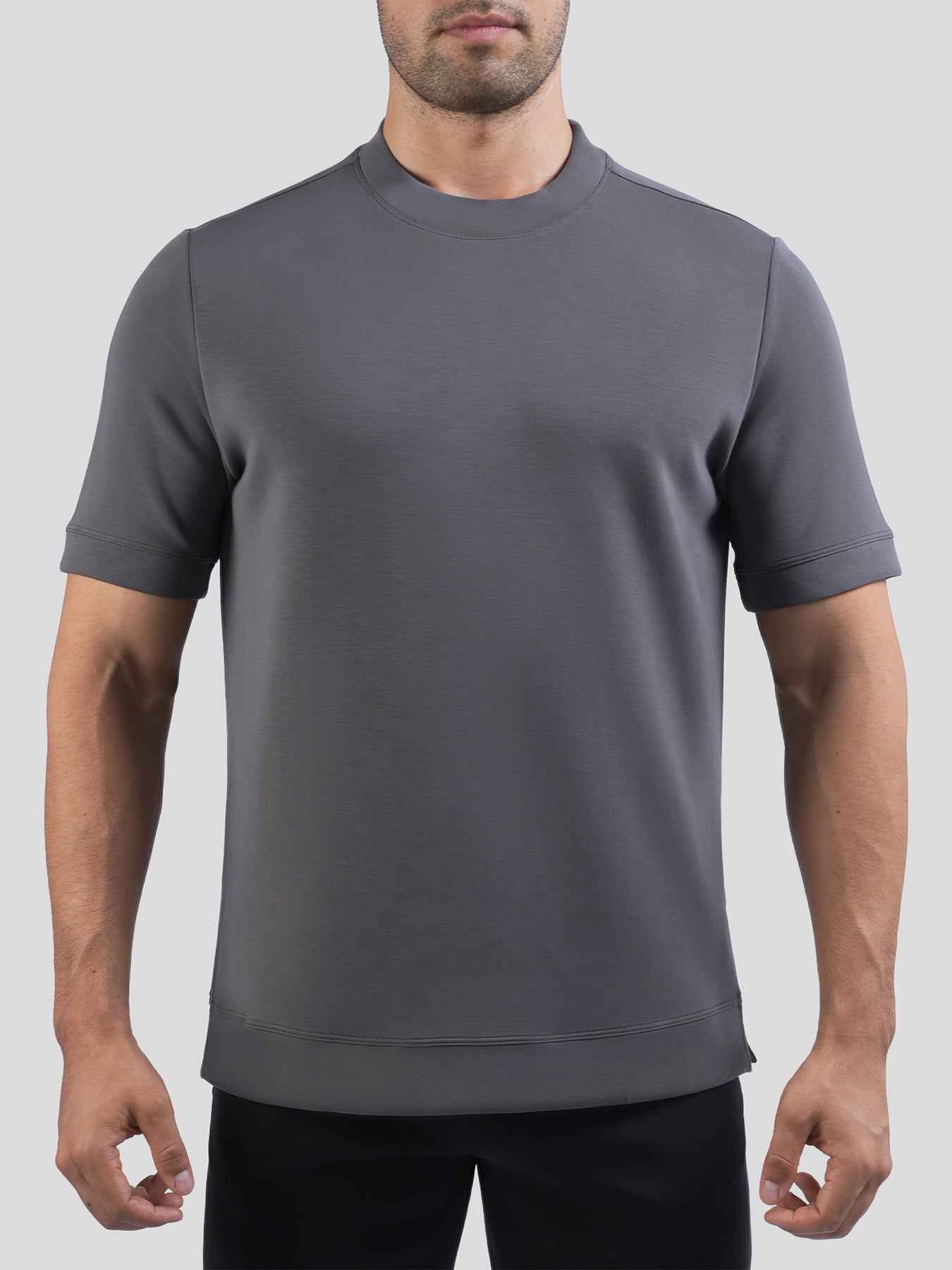 Modal Blend Short Sleeve Tee:Slim Fit