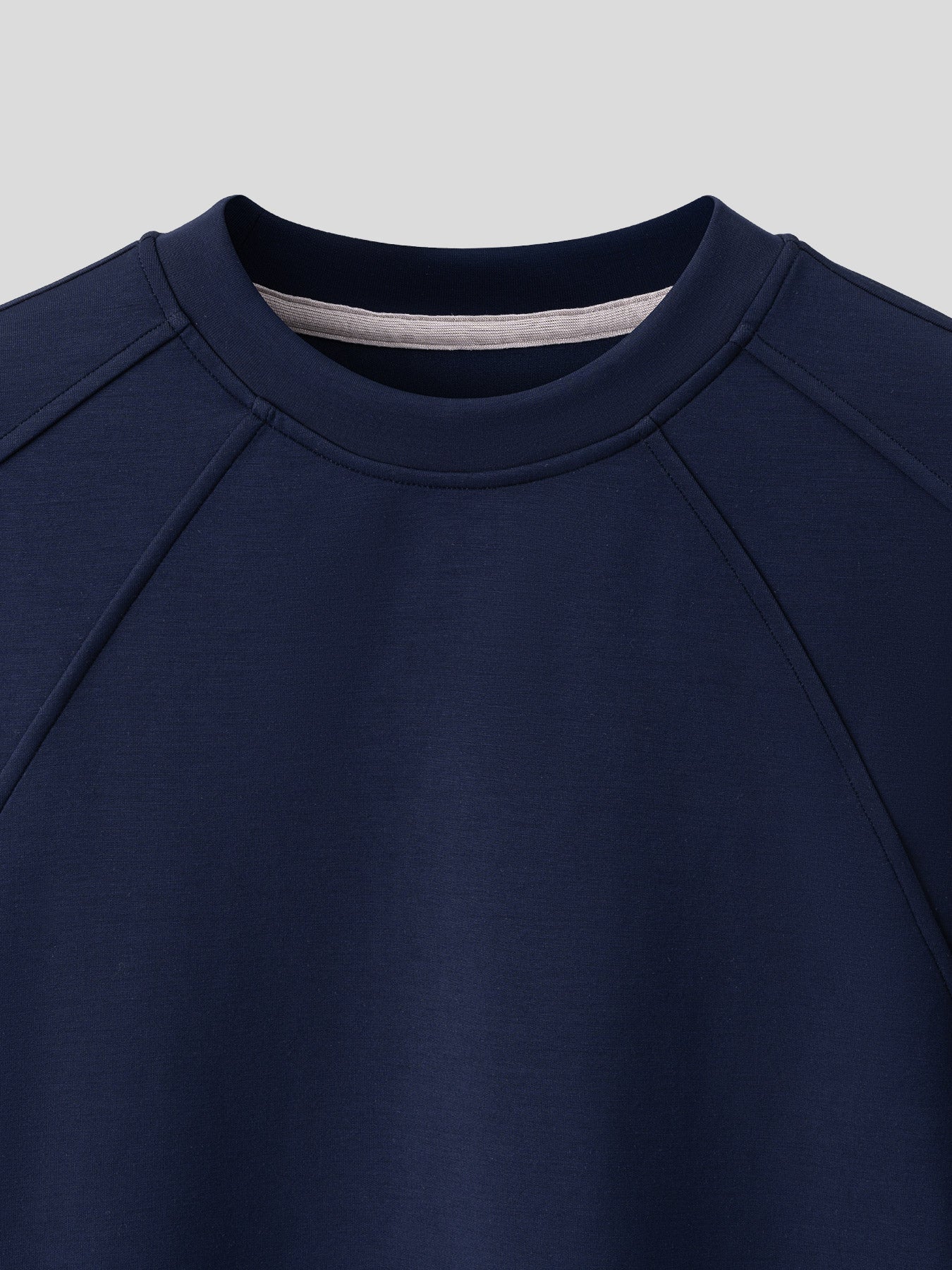 Modal Blend Fall Panel Sweatshirt Wrinkle Resistant Daily Wear