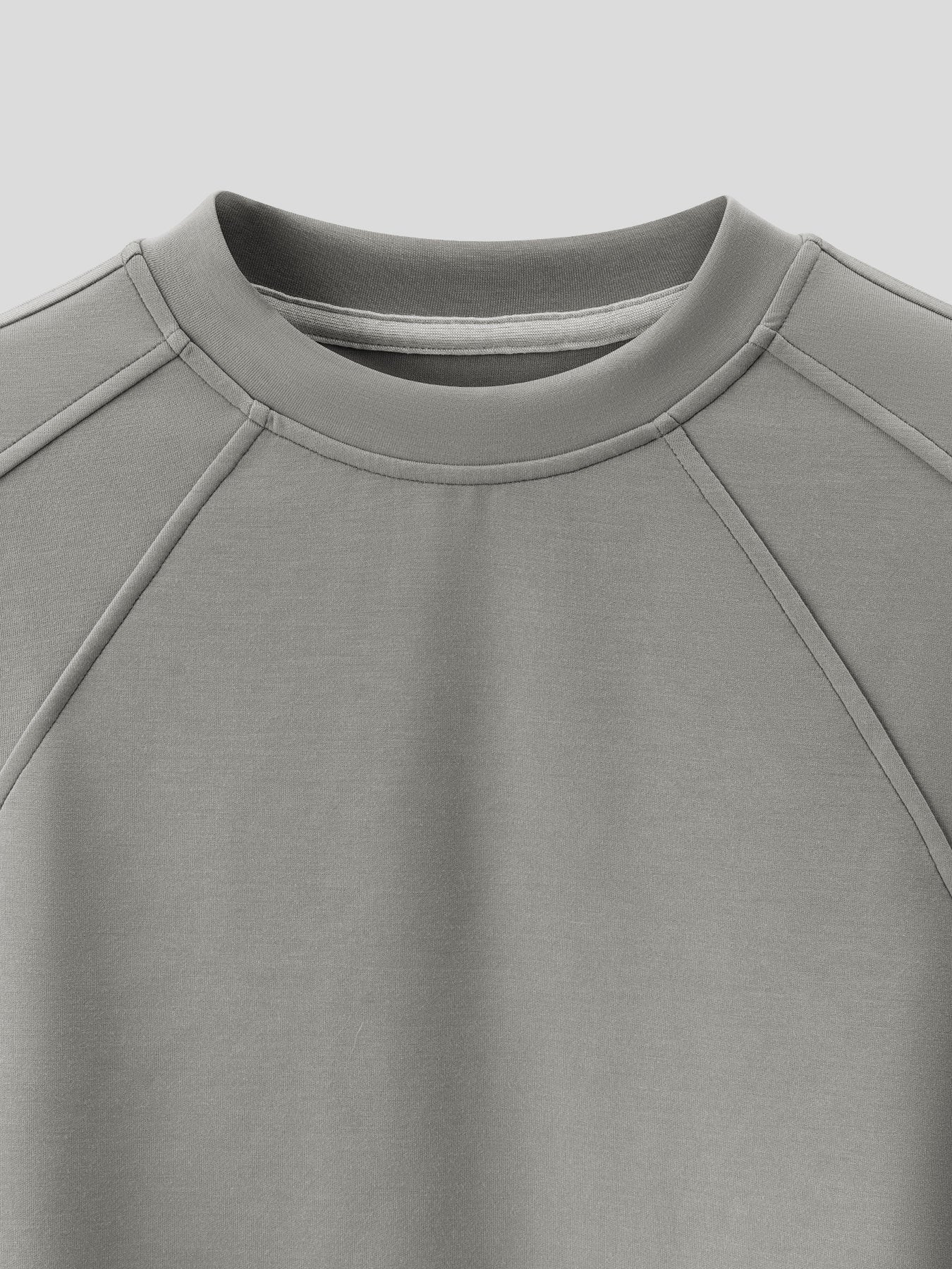 Modal Blend Fall Panel Sweatshirt Wrinkle Resistant Daily Wear