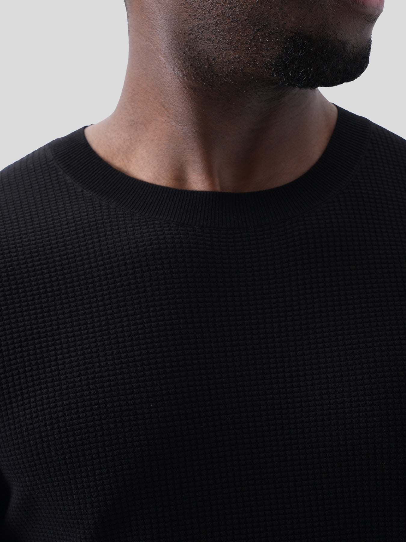 GentleKnit Honeycomb Short Sleeve Knitted T-Shirt