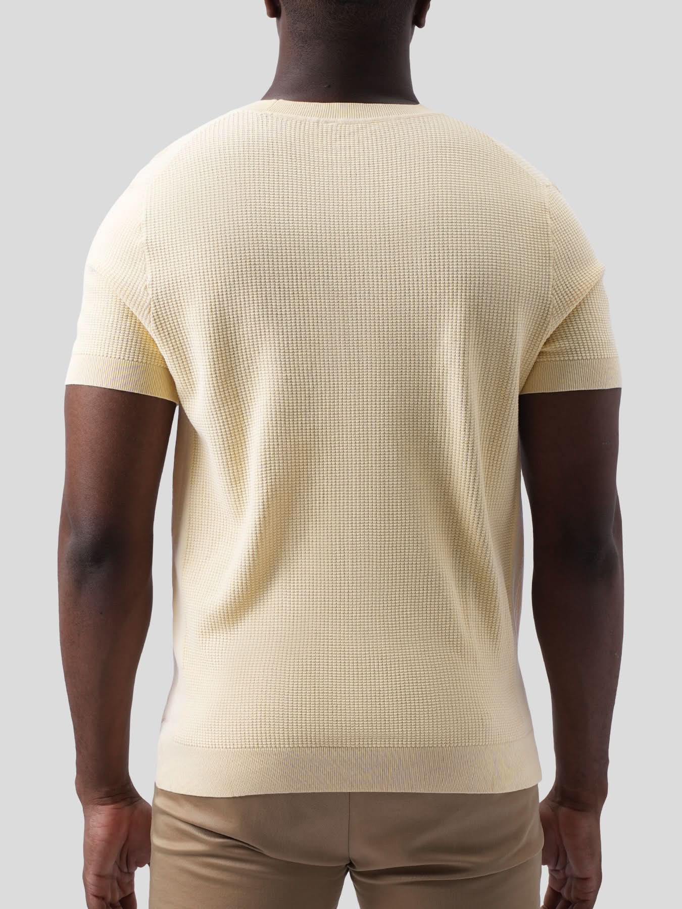 GentleKnit Honeycomb Short Sleeve Knitted T-Shirt