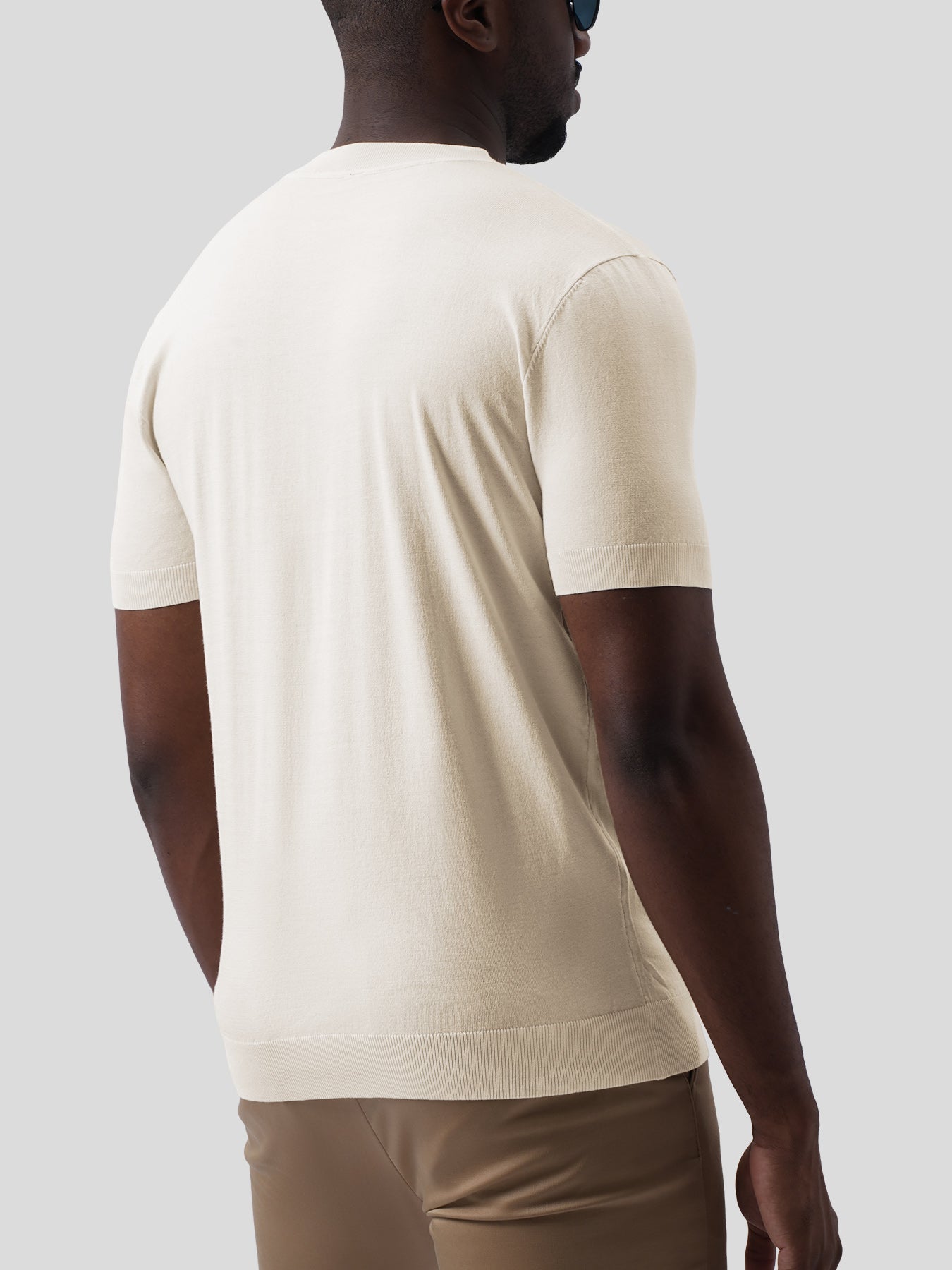 GentleKnit Short Sleeve Knitted T-Shirt
