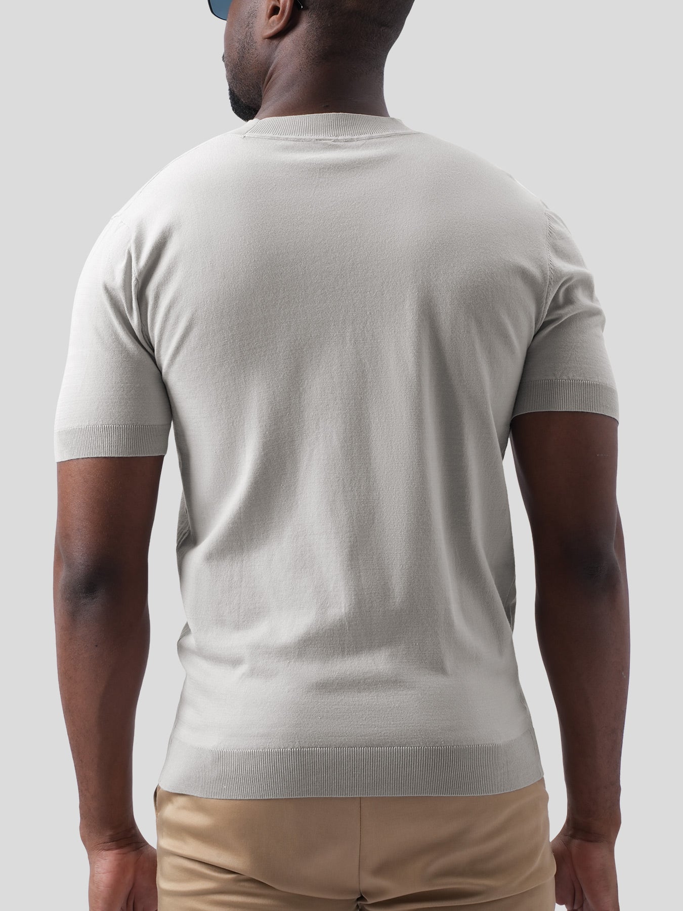 GentleKnit Short Sleeve Knitted T-Shirt