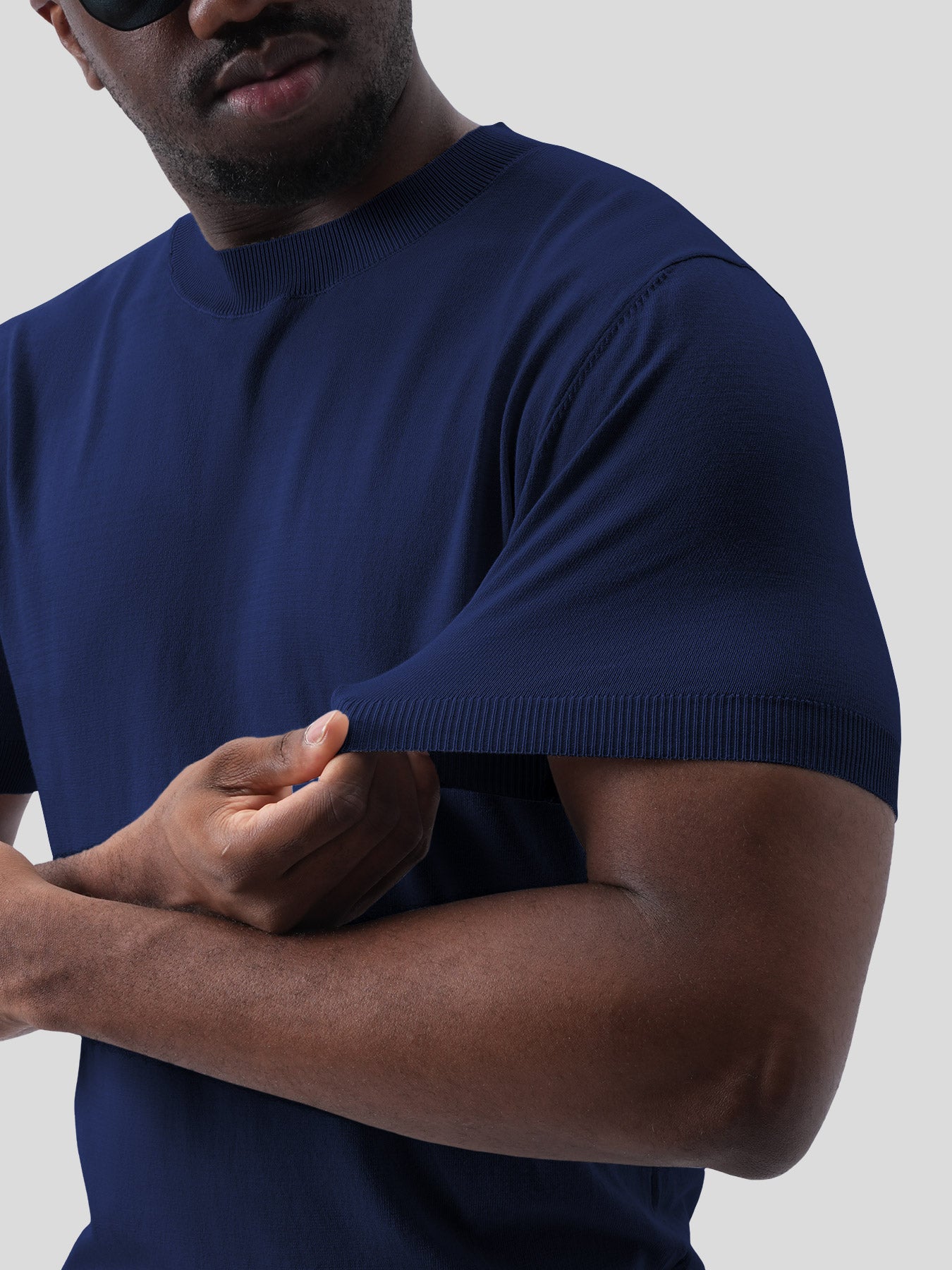 GentleKnit Short Sleeve Knitted T-Shirt