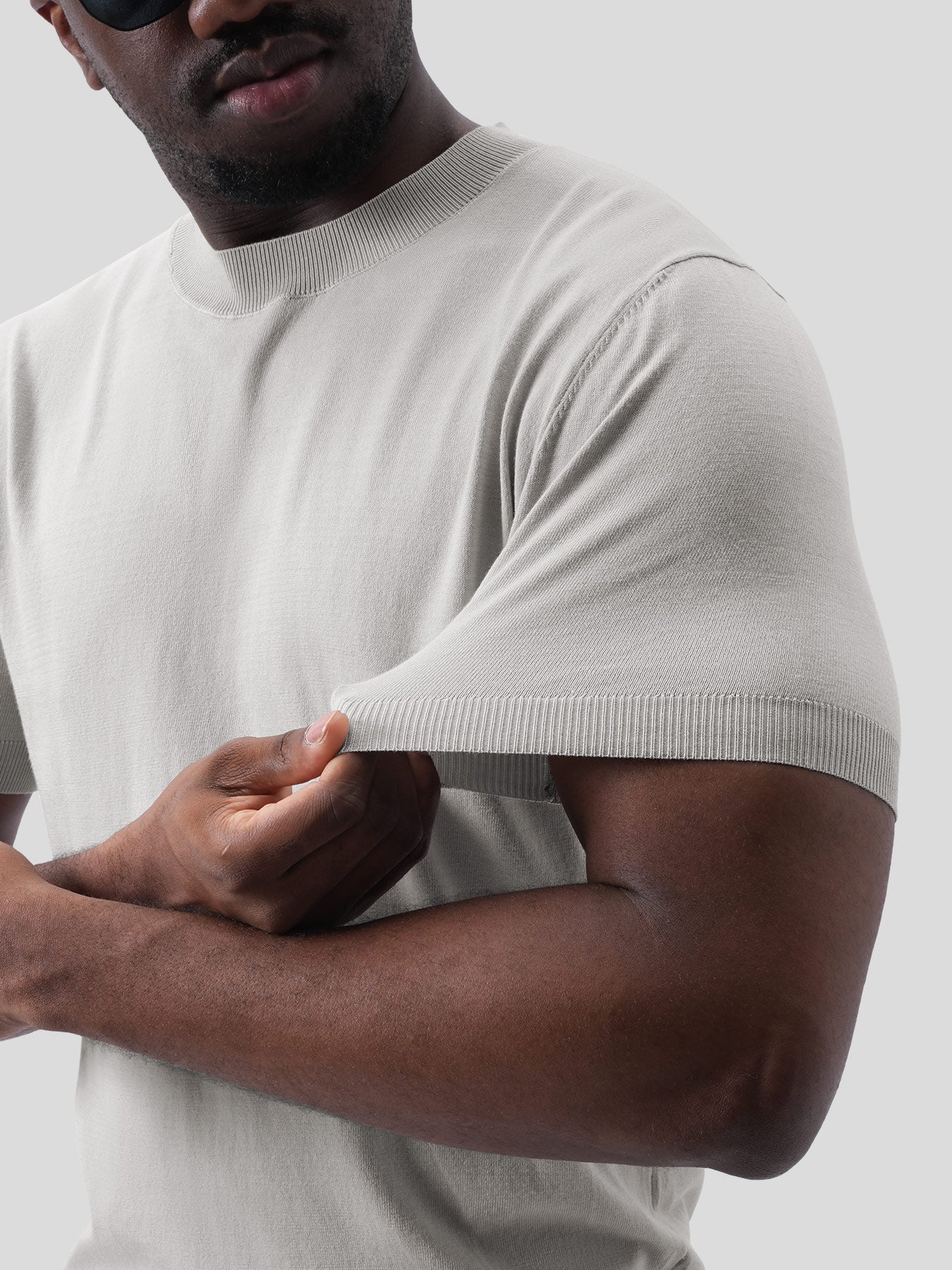 GentleKnit Short Sleeve Knitted T-Shirt