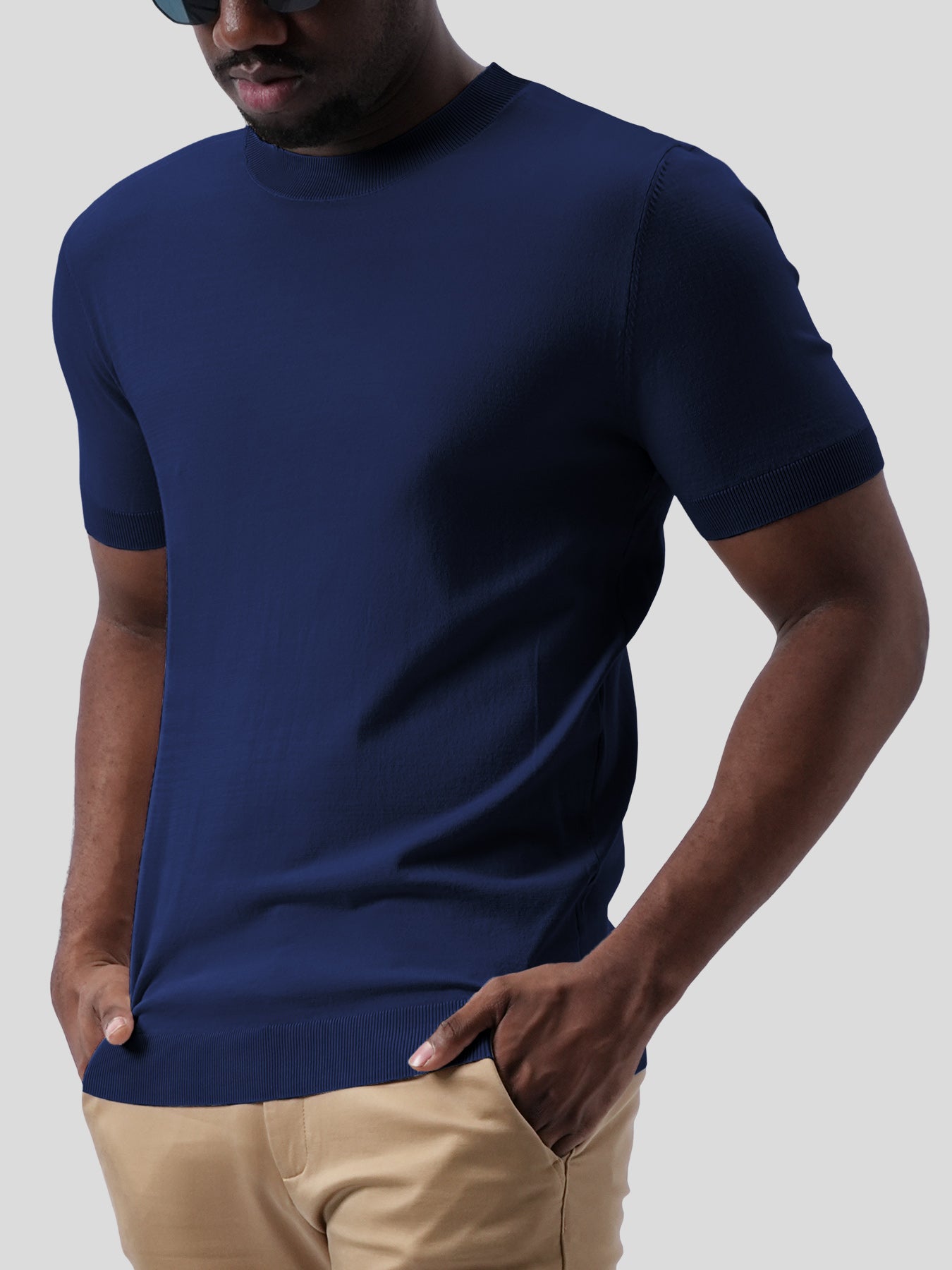 GentleKnit Short Sleeve Knitted T-Shirt