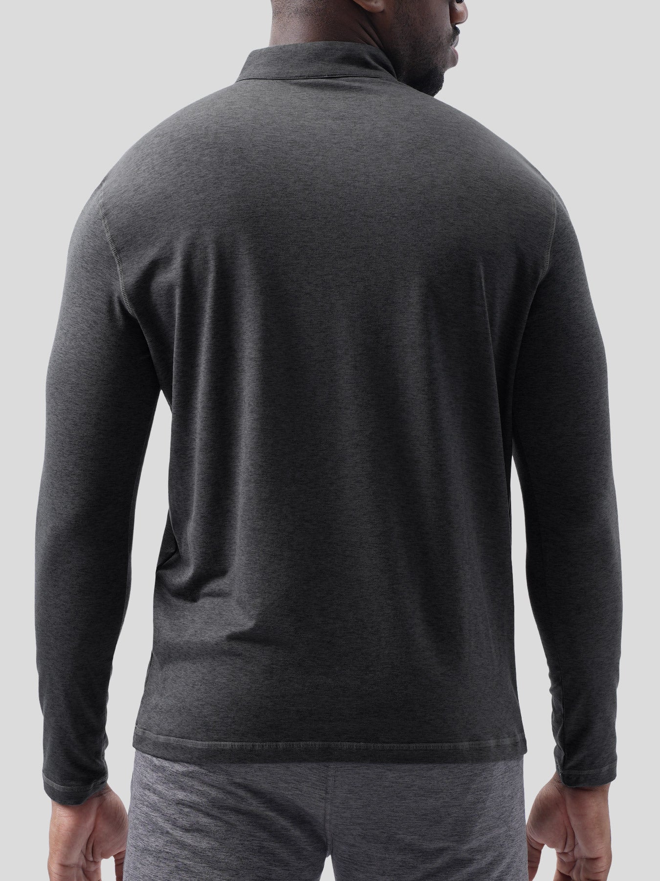 Velou Half Zip Long Sleeve Tee