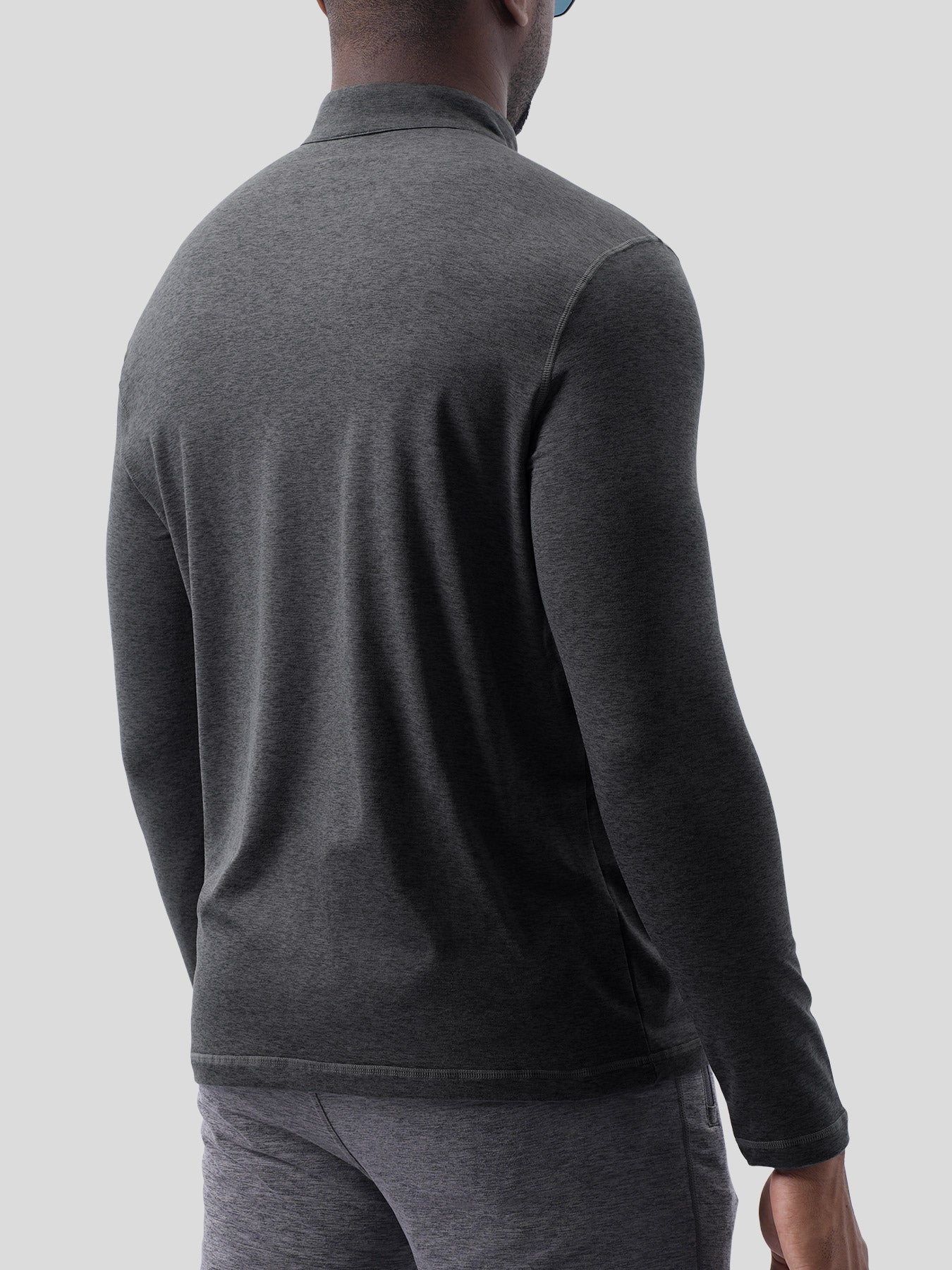 Velou Half Zip Long Sleeve Tee