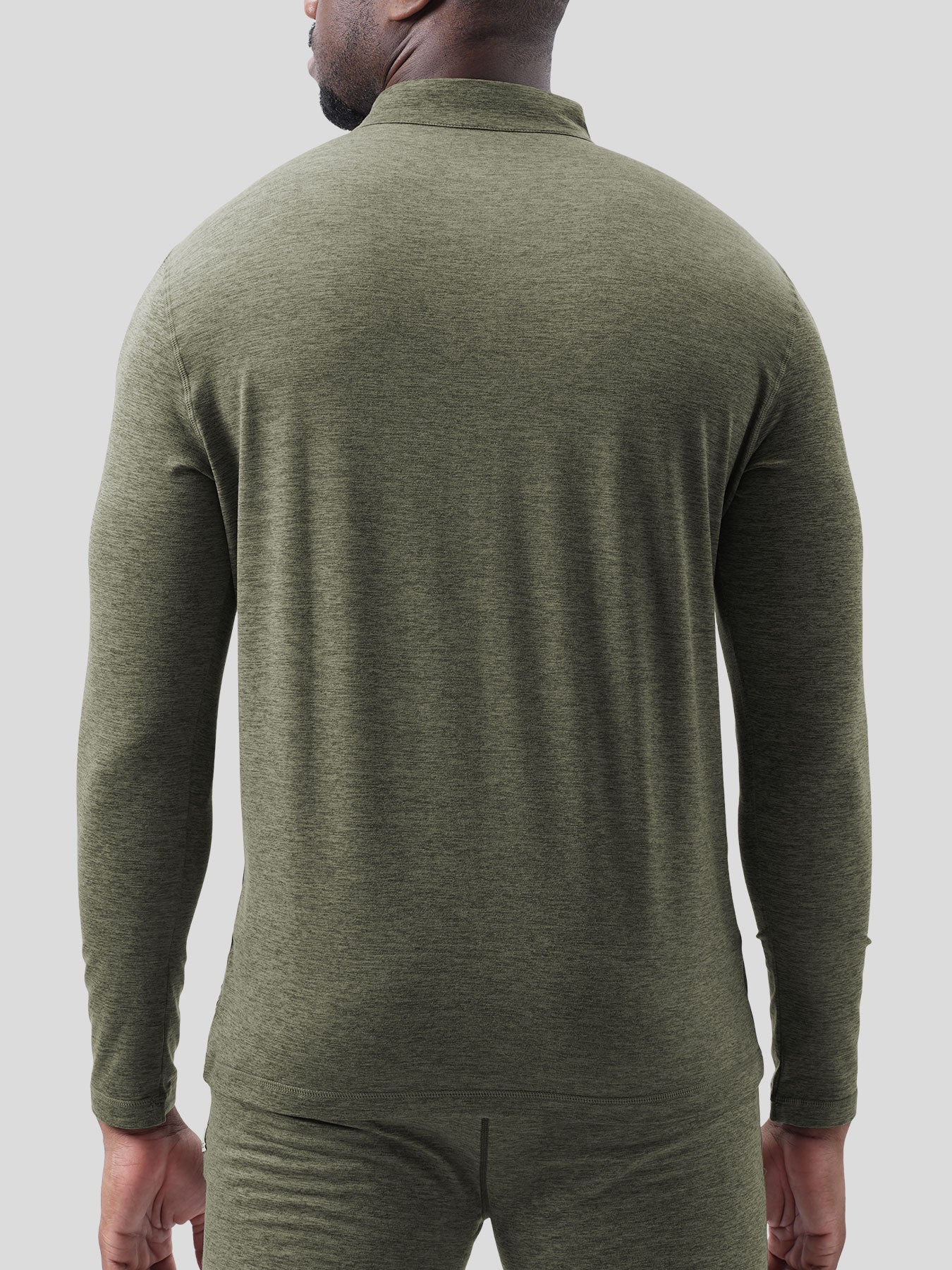 Velou Half Zip Long Sleeve Tee