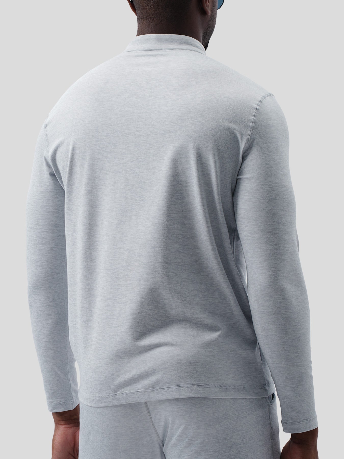 Velou Half Zip Long Sleeve Tee