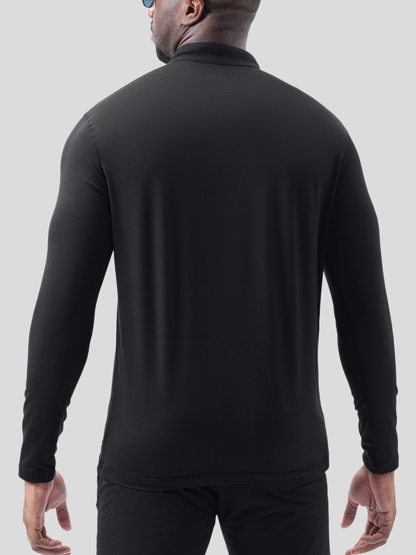 Velou Half Zip Long Sleeve Tee