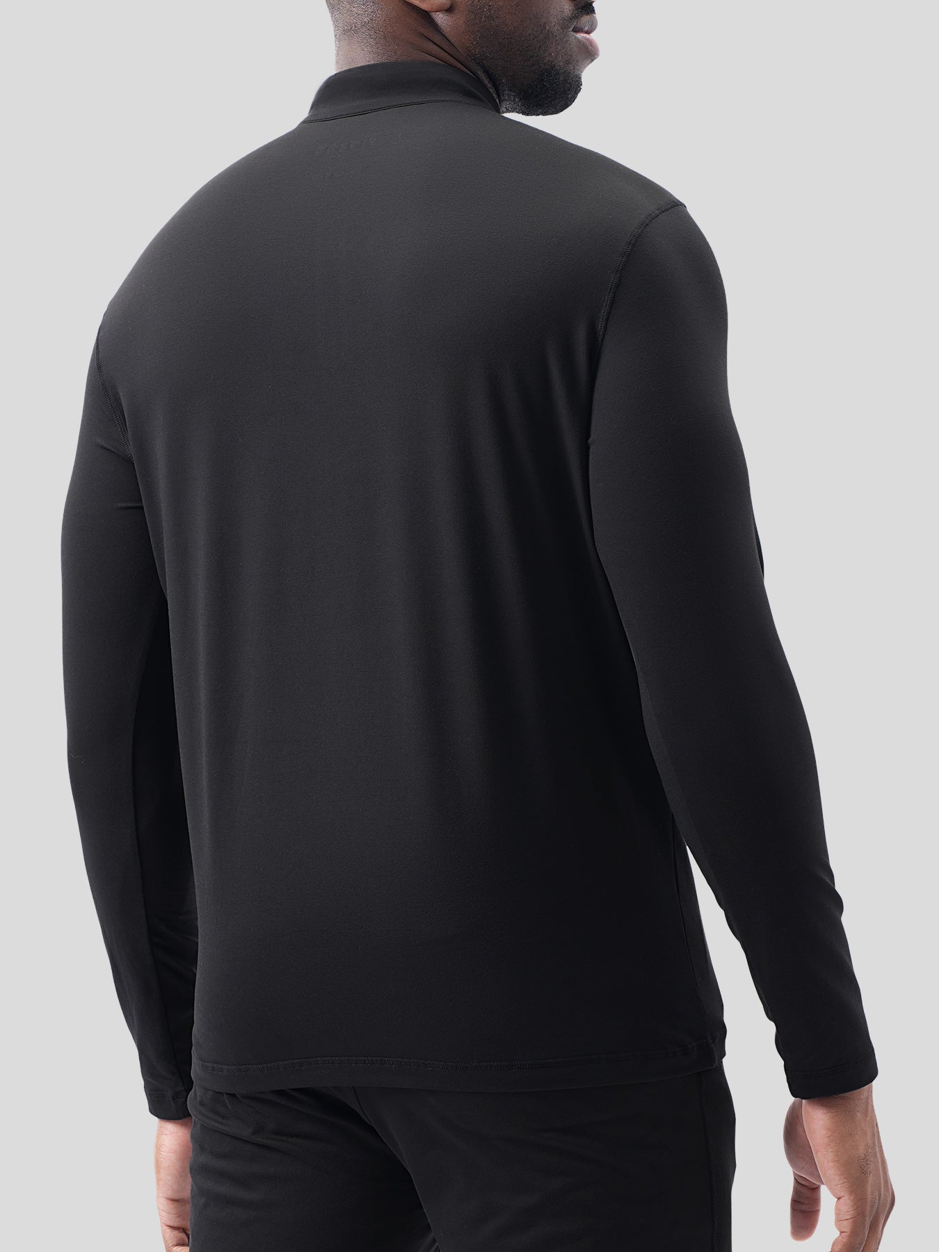 Velou Half Zip Long Sleeve Tee
