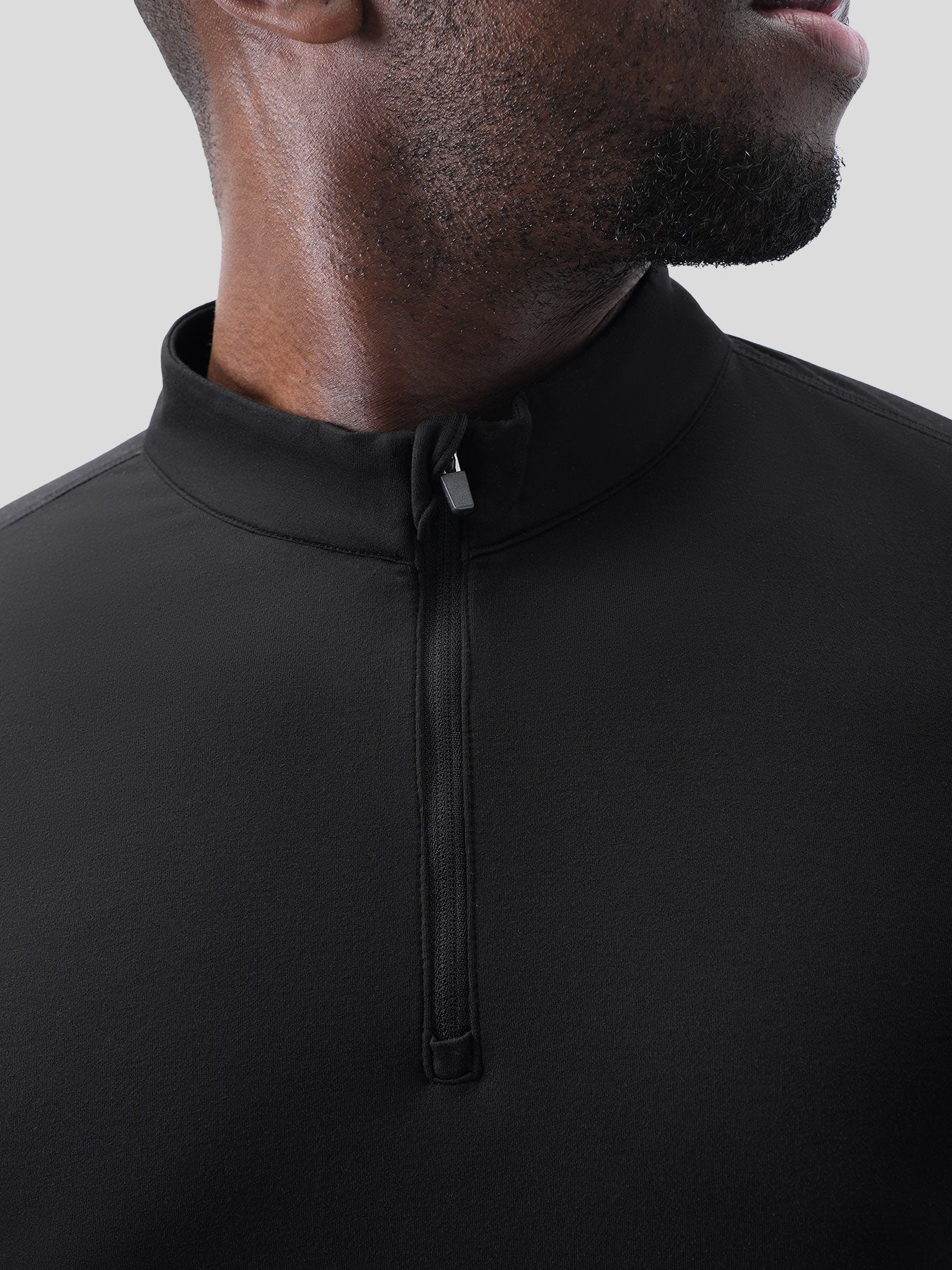 Velou Half Zip Long Sleeve Tee