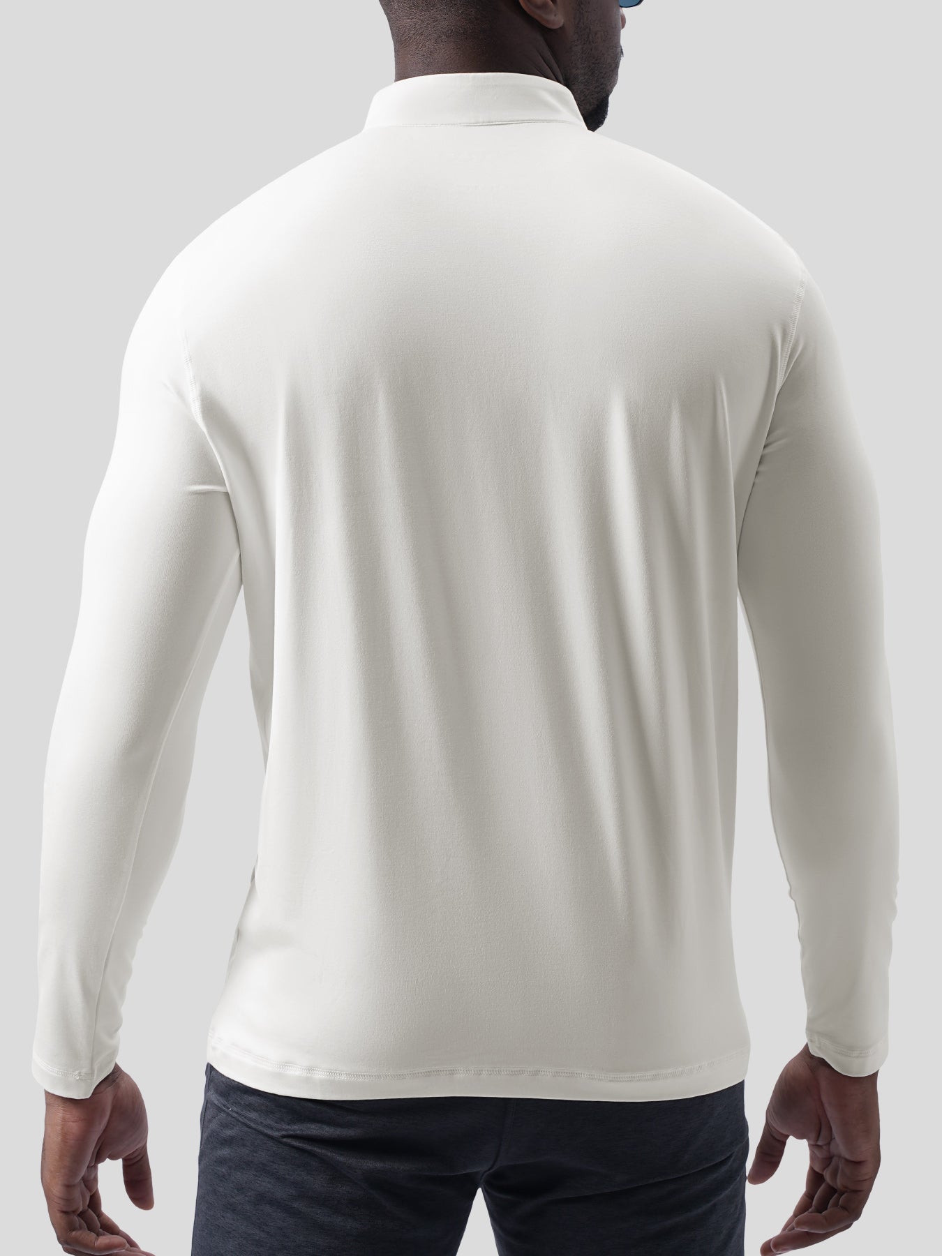 Velou Half Zip Long Sleeve Tee