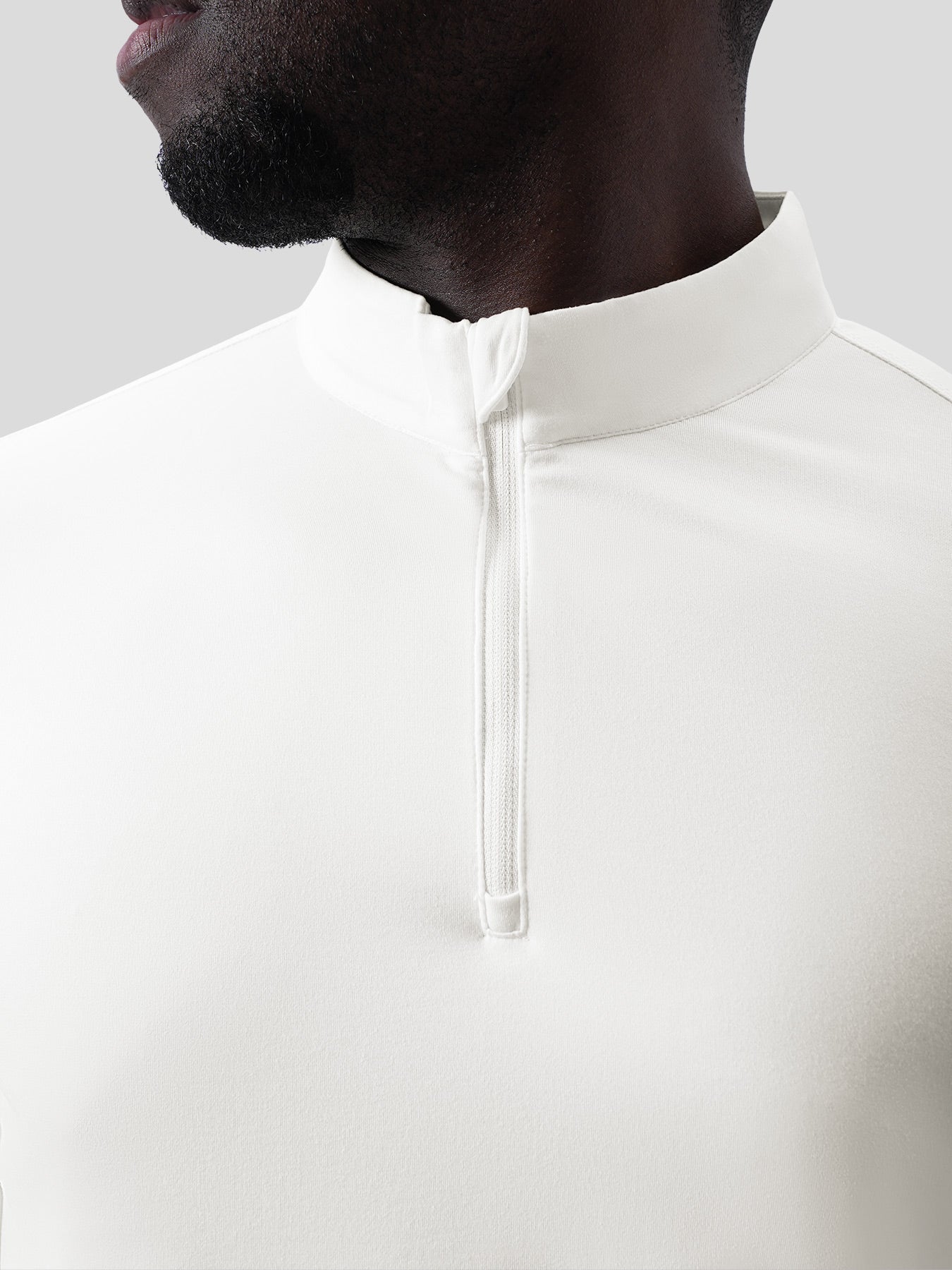 Velou Half Zip Long Sleeve Tee