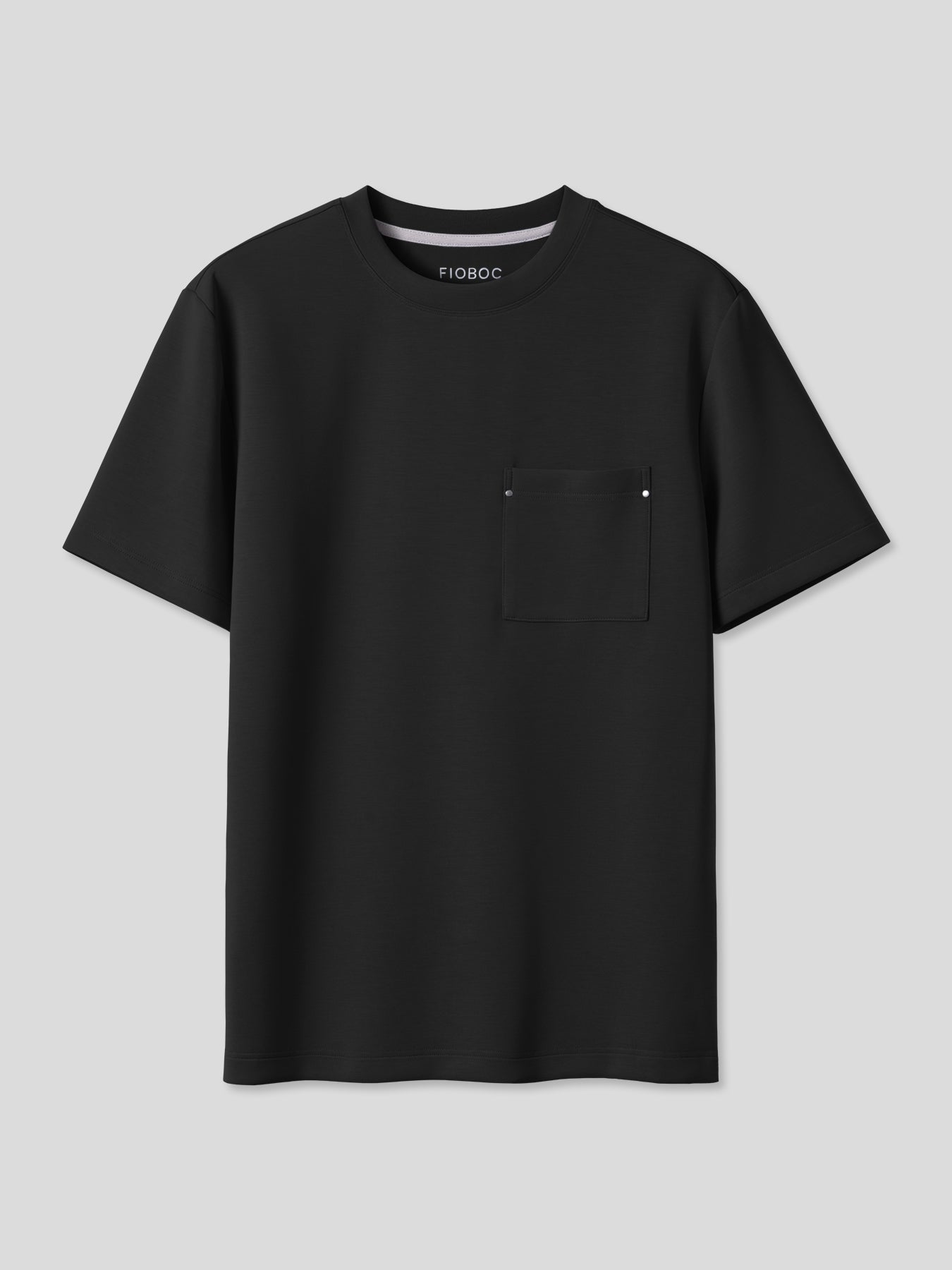 Modal Blend Pocket Tee with Rivet