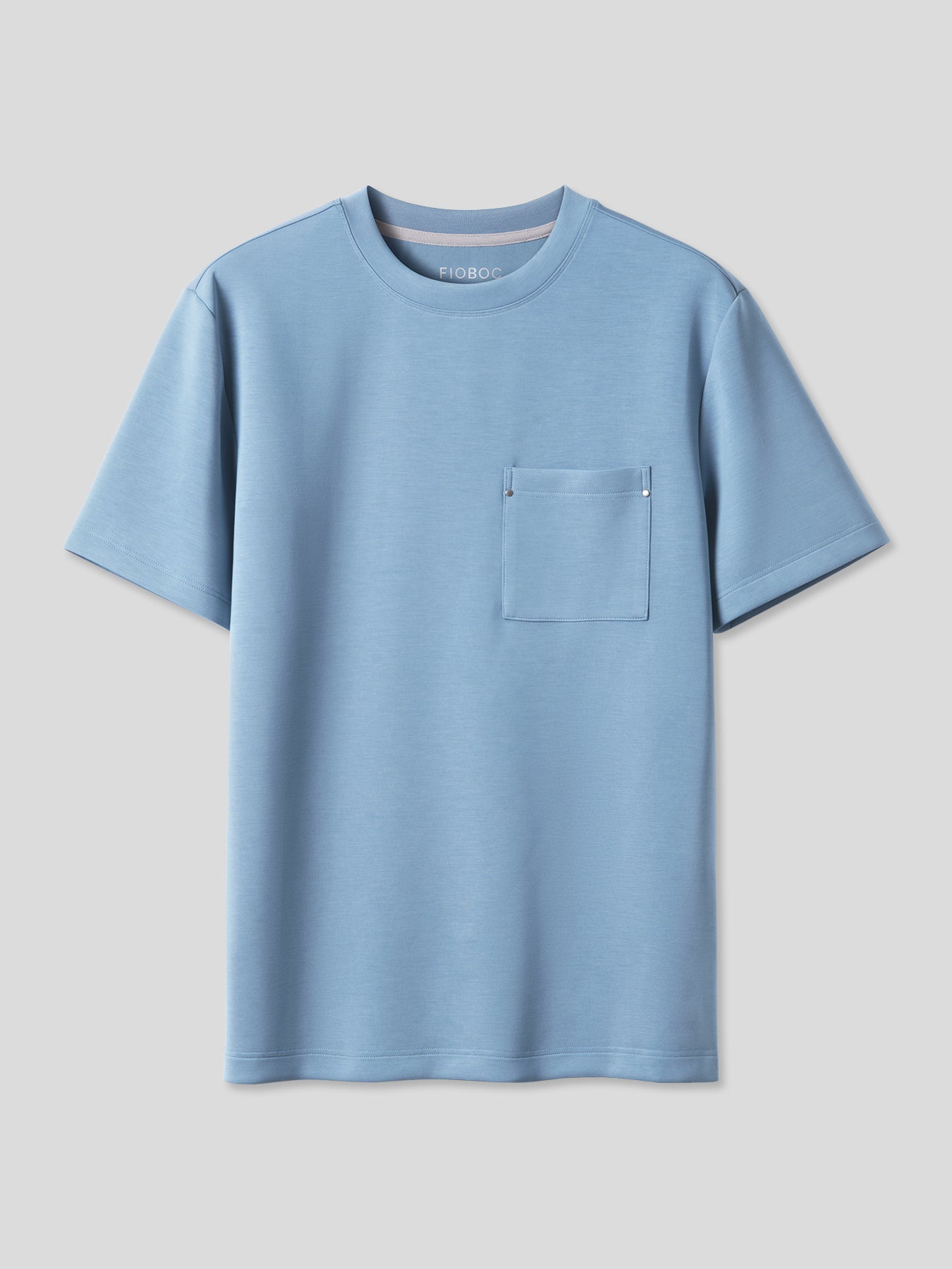 Modal Blend Pocket Tee And Cozyapscer Straight Leg Pant Set