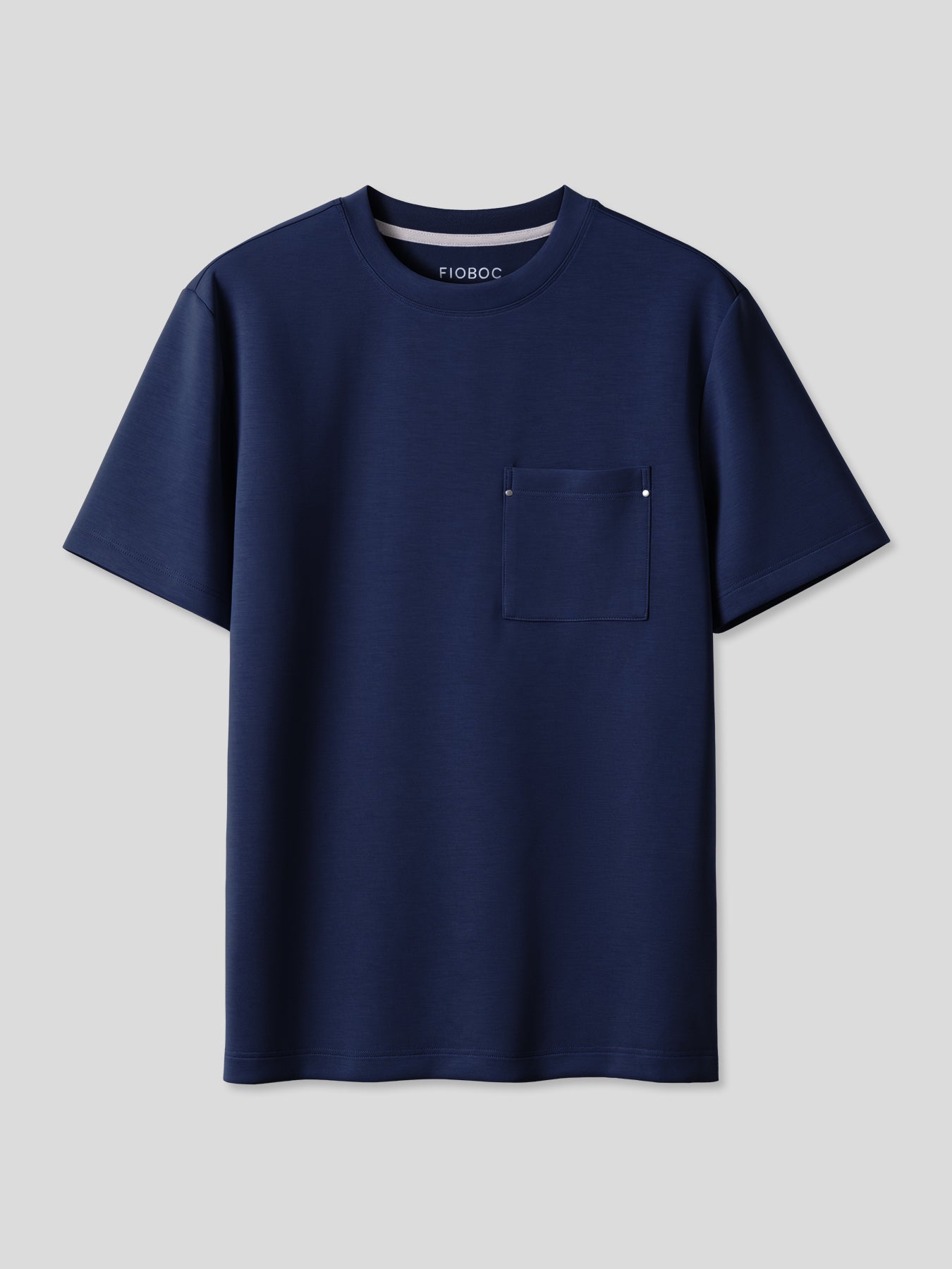 Modal Blend Pocket Tee with Rivet