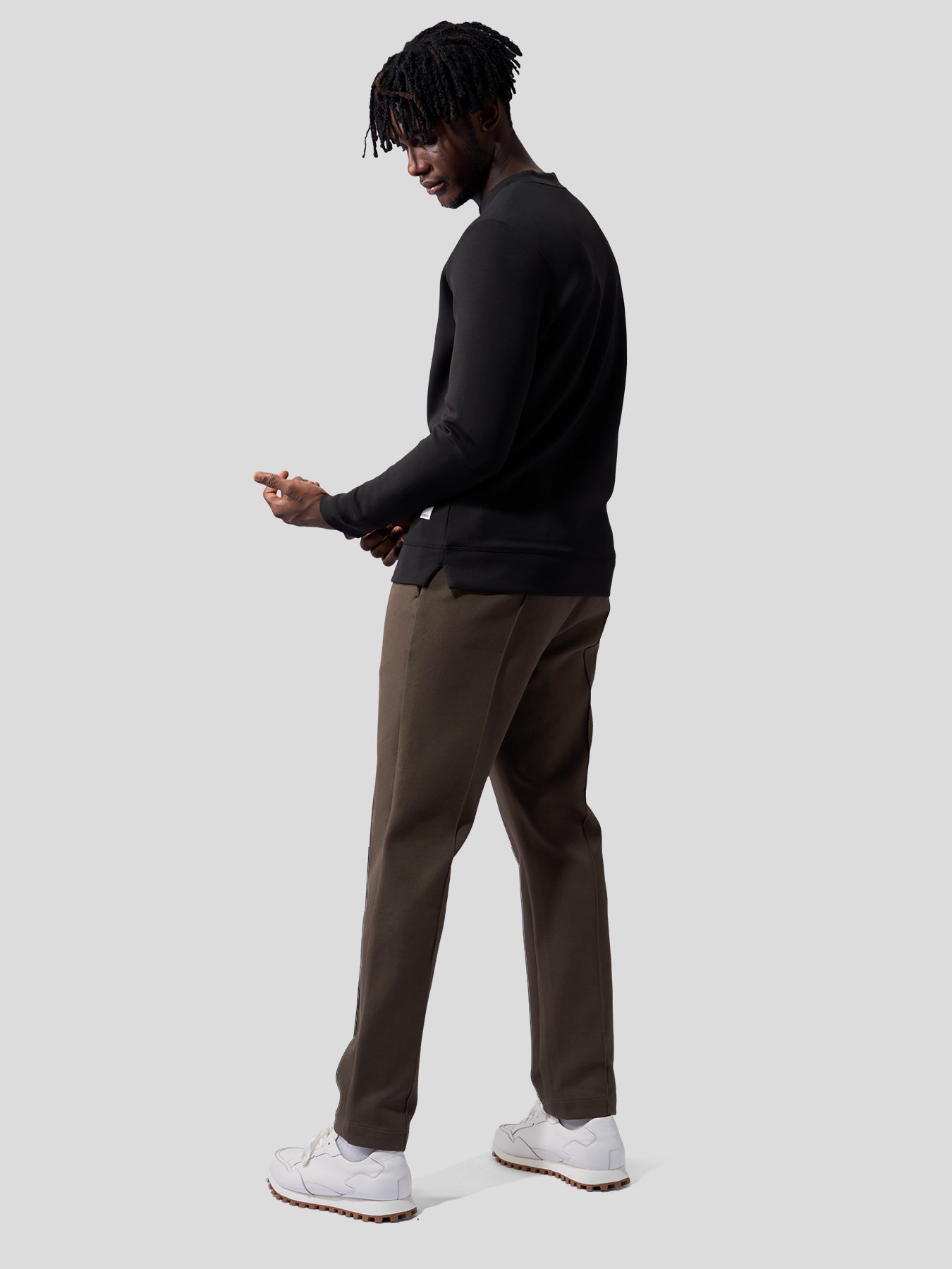 Modal Blend Crew Neck Sweatshirt