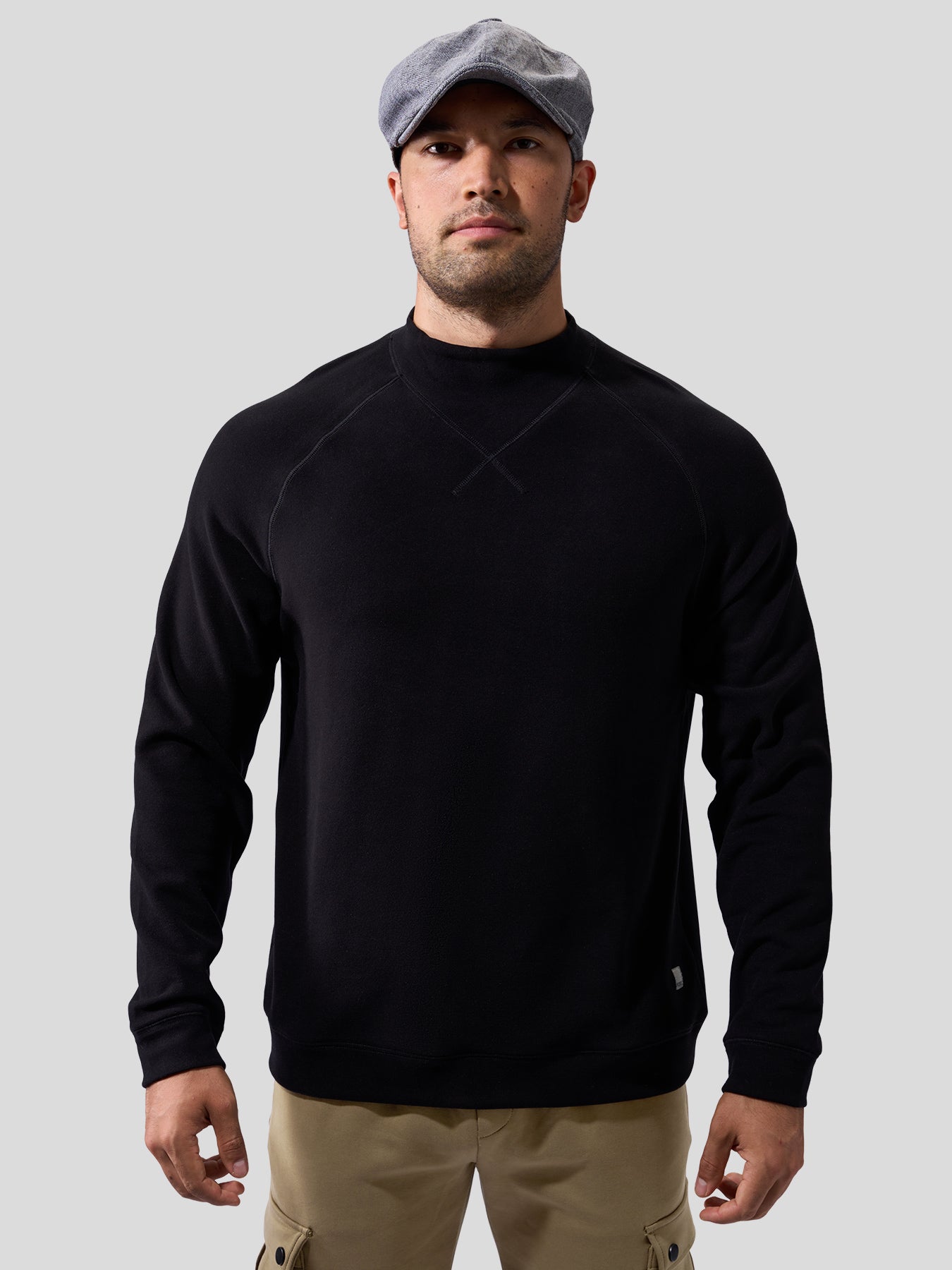 Thermo Fleece Mock Neck Sweatshirt