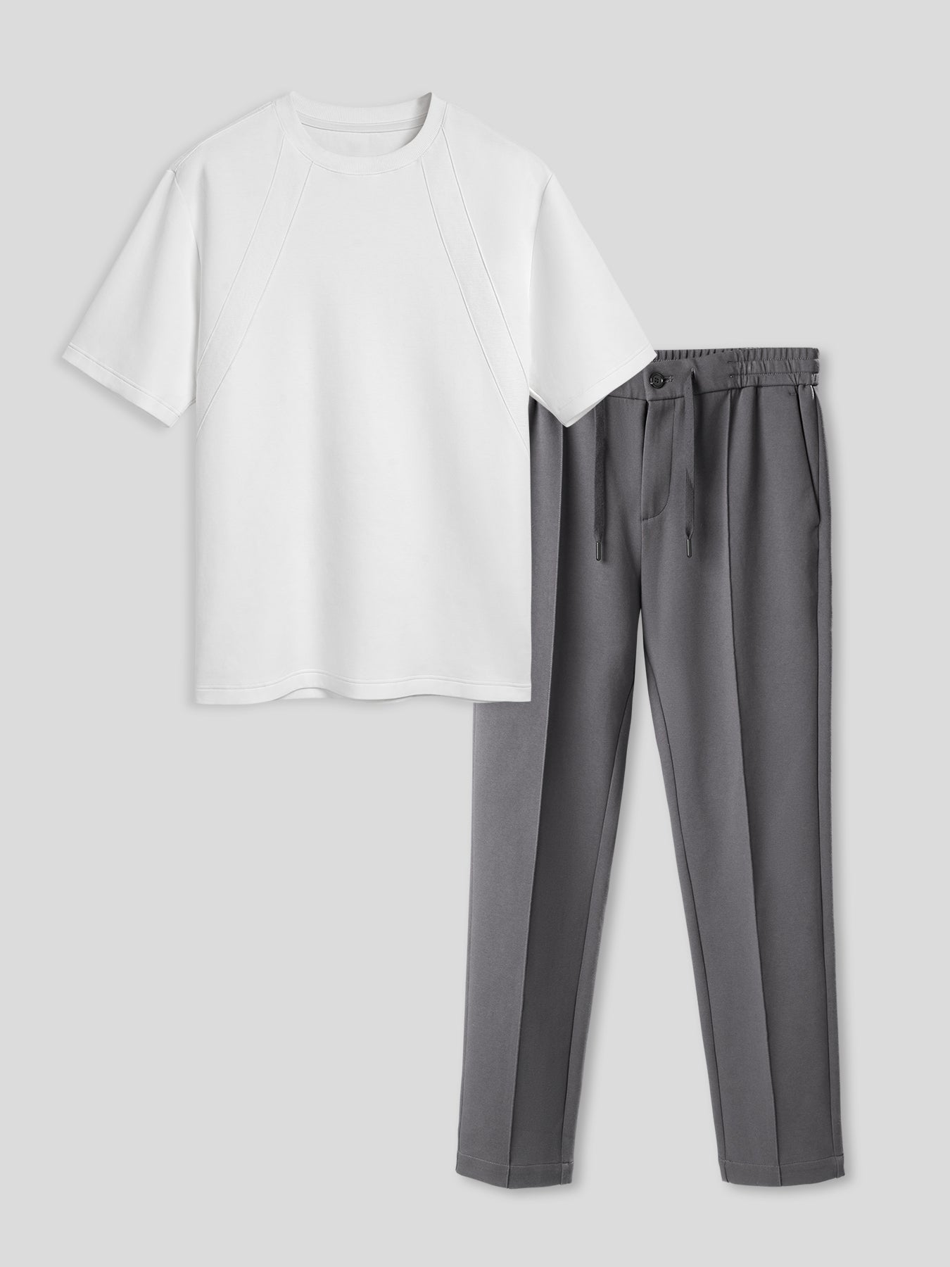 Weekend Performance Tee And Smart Casual Pant Set