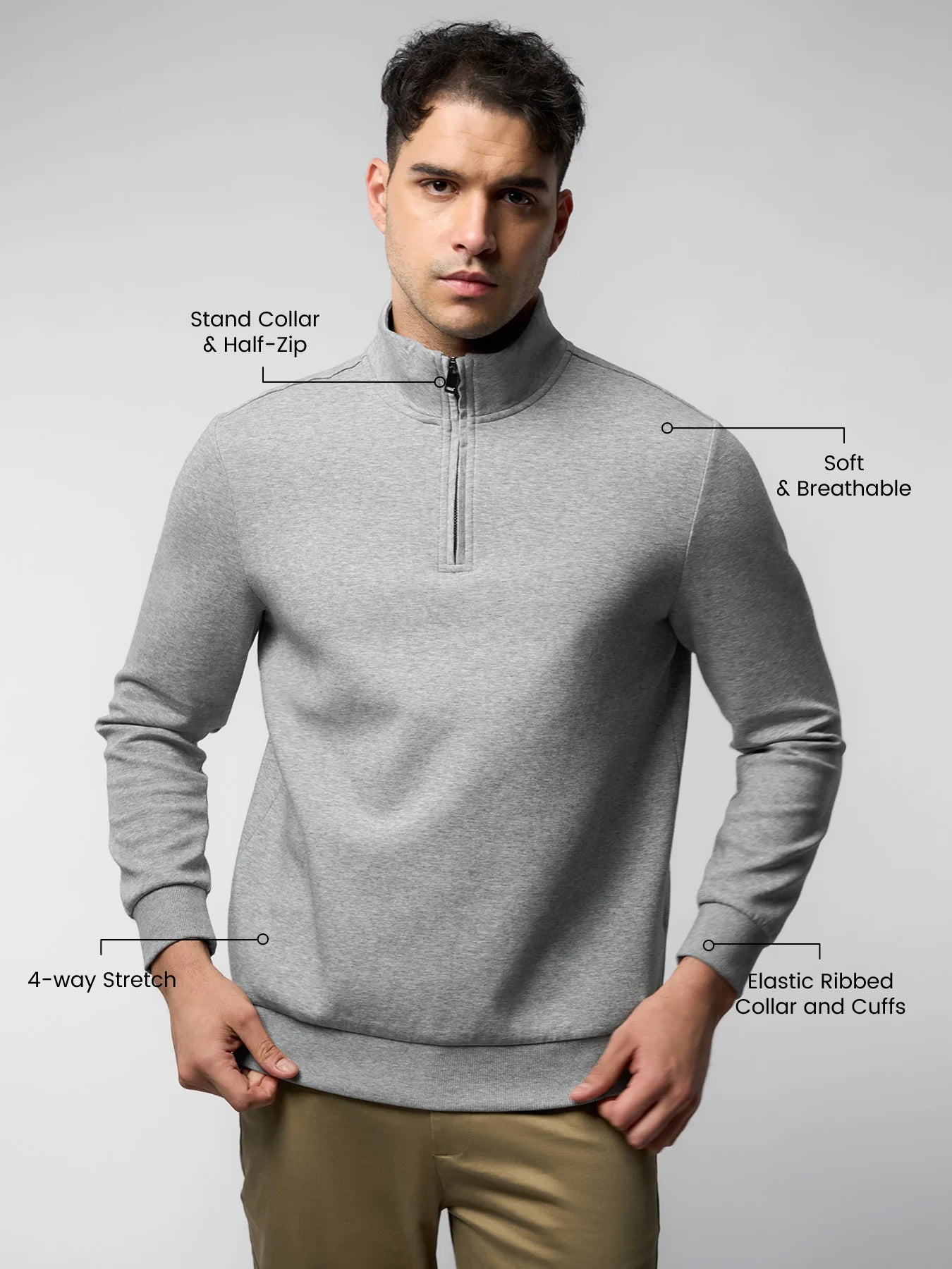 CozySpacer Half Zip Sweatshirt