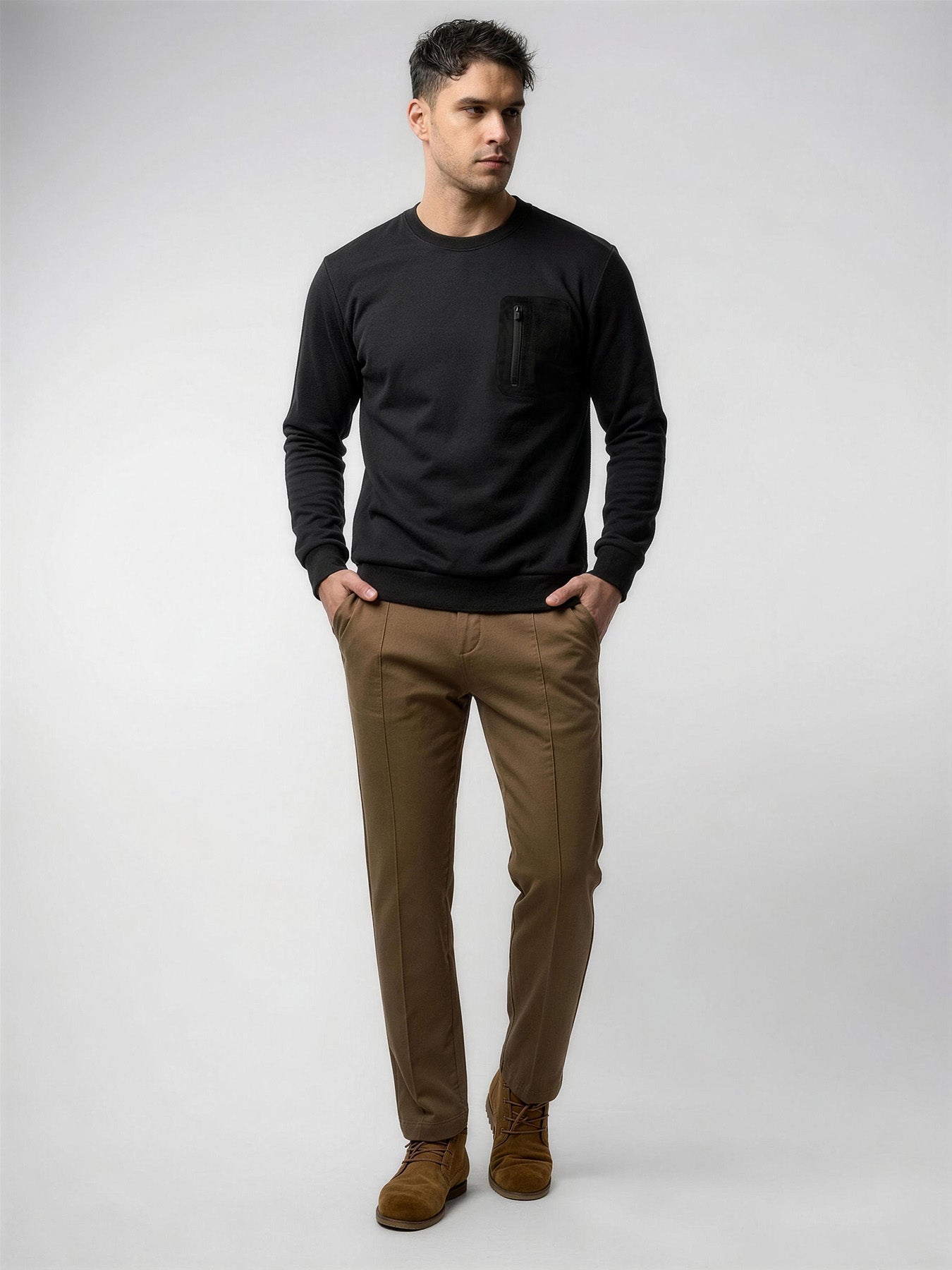 CozySpacer Utility Pocket Sweatshirt