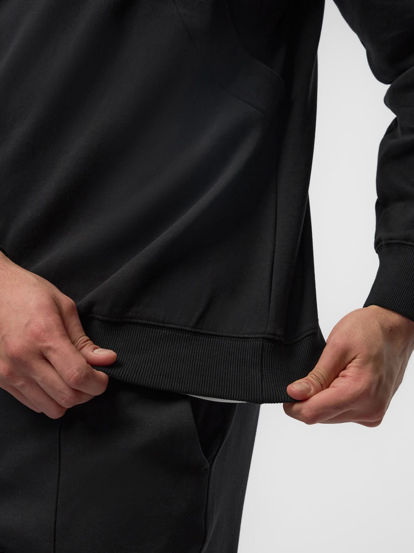 Cozyspacer Layered Sweatshirt And Wide Leg Pants Set