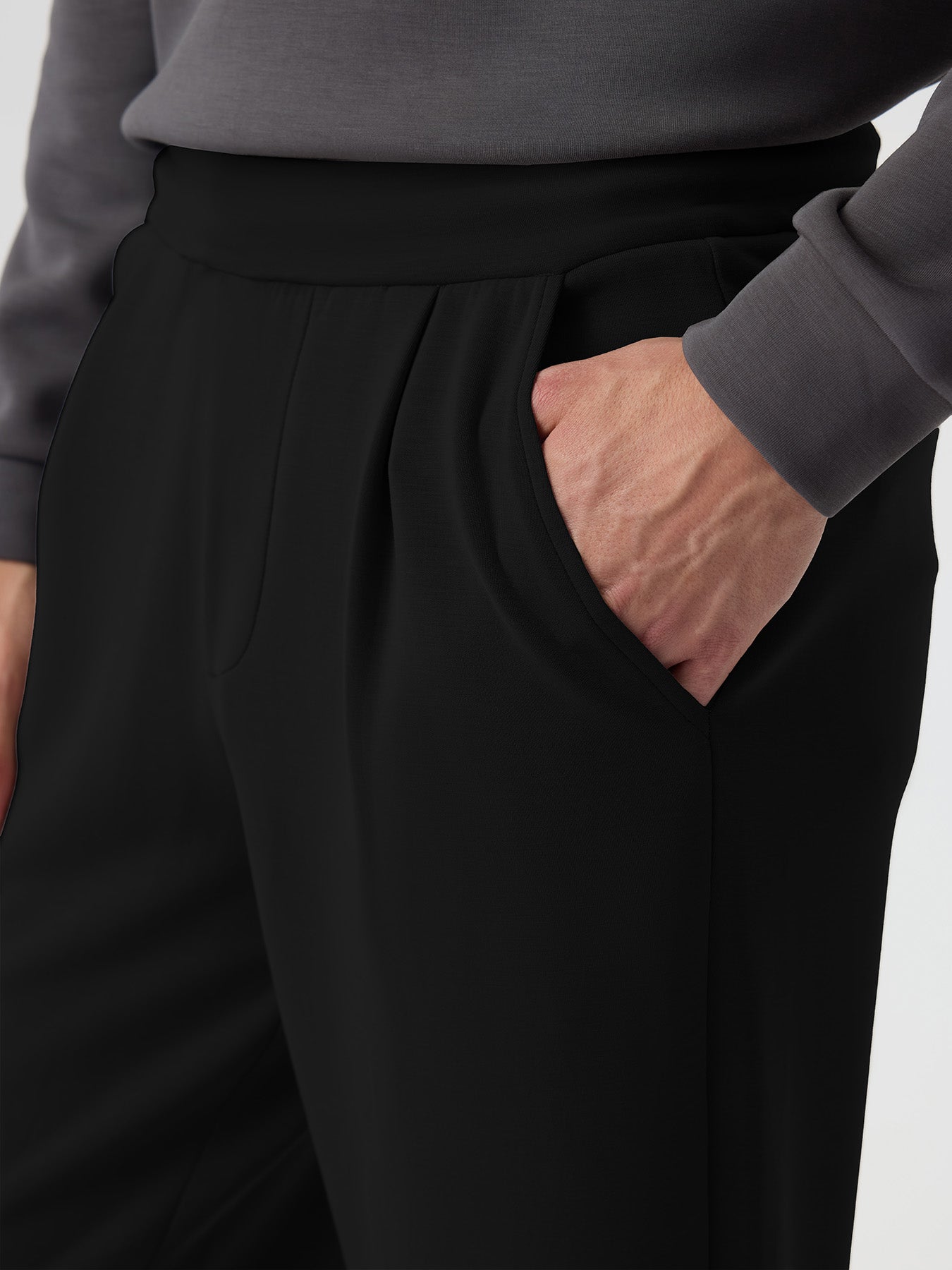 Modal Blend Casual Smart Trouser