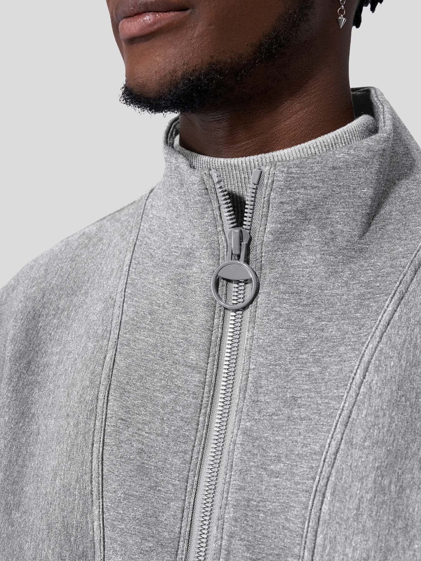 CozySpacer Half Zip Sweatshirt Soft Casual Homewear