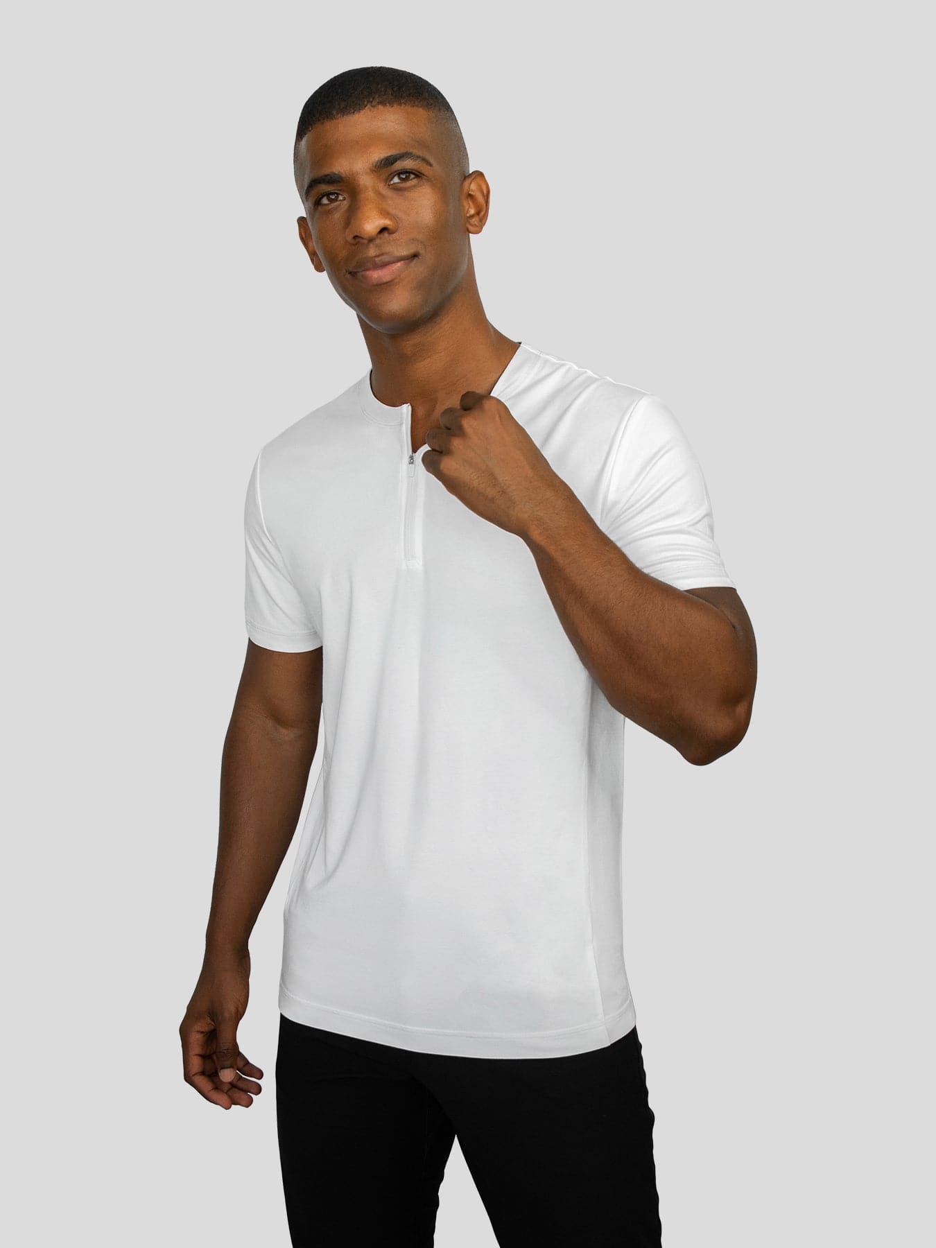 StayCool 2.0 Slim Fit Half Zip Sports Tee