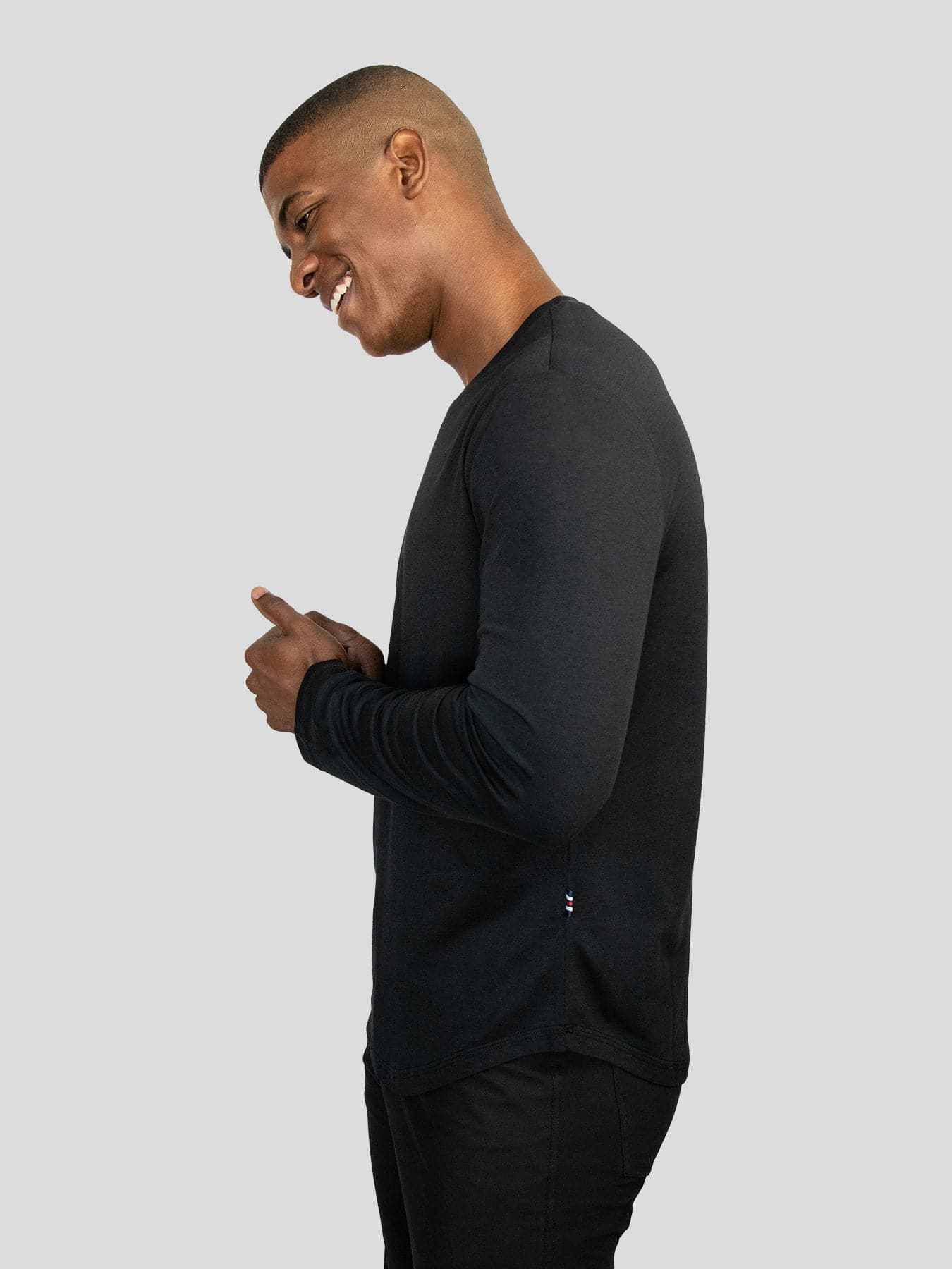 StaySmooth Long Sleeve Drop-Cut Tee