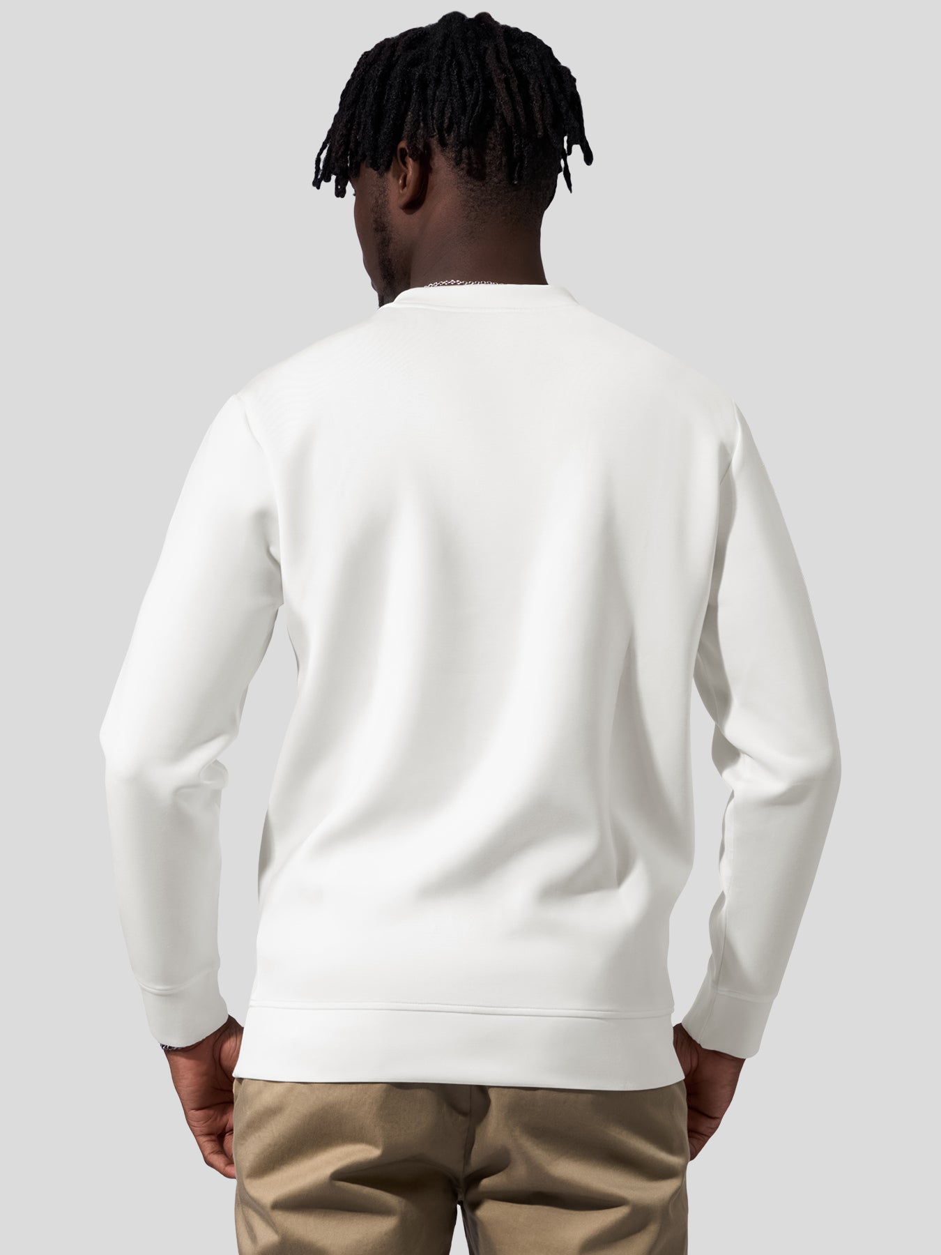 Modal Blend Fall Panel Sweatshirt Wrinkle Resistant Daily Wear