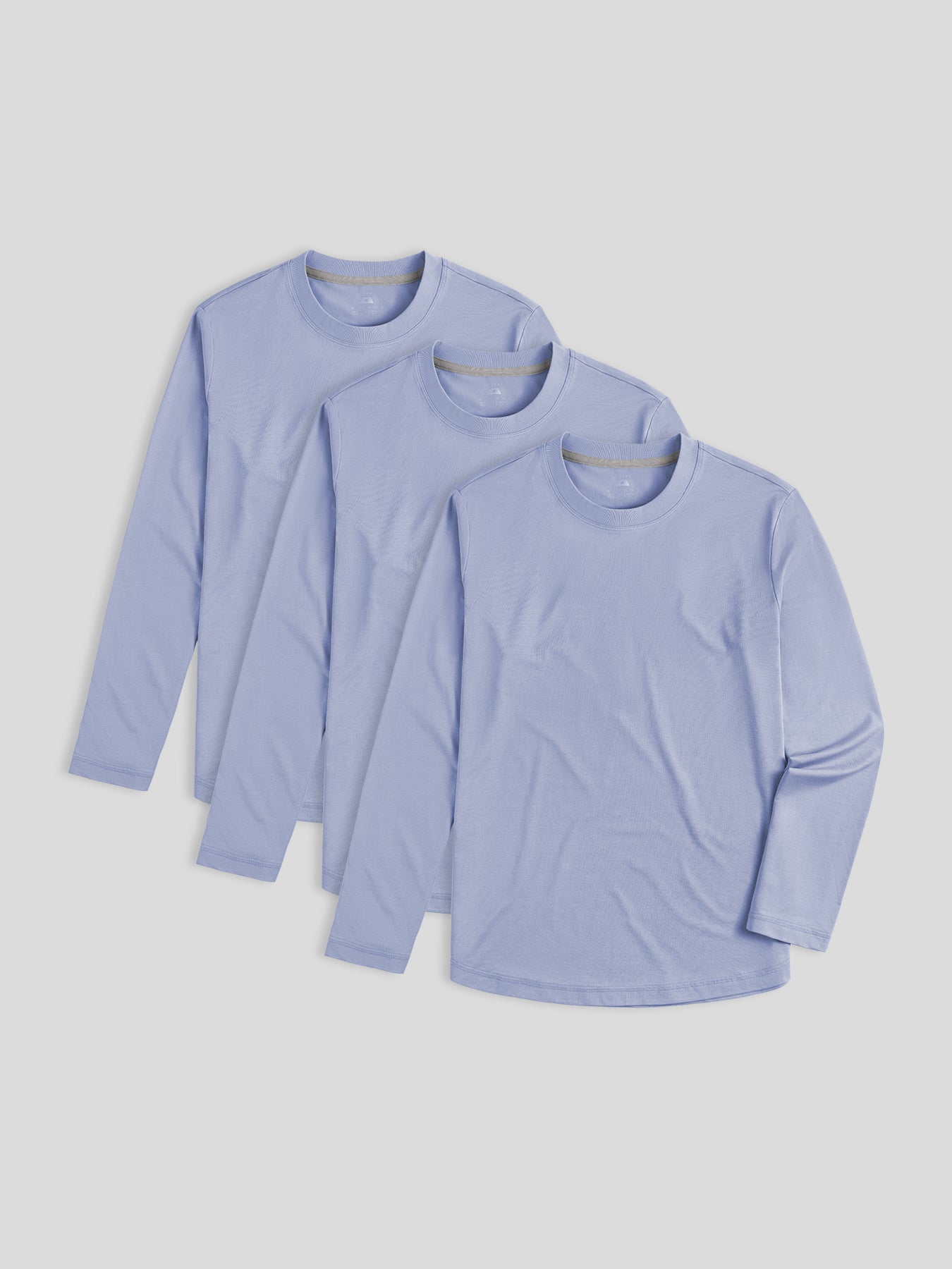 Staysmooth Classic Fit Long Sleeve Tee 3-Pack: 2024 New Colors