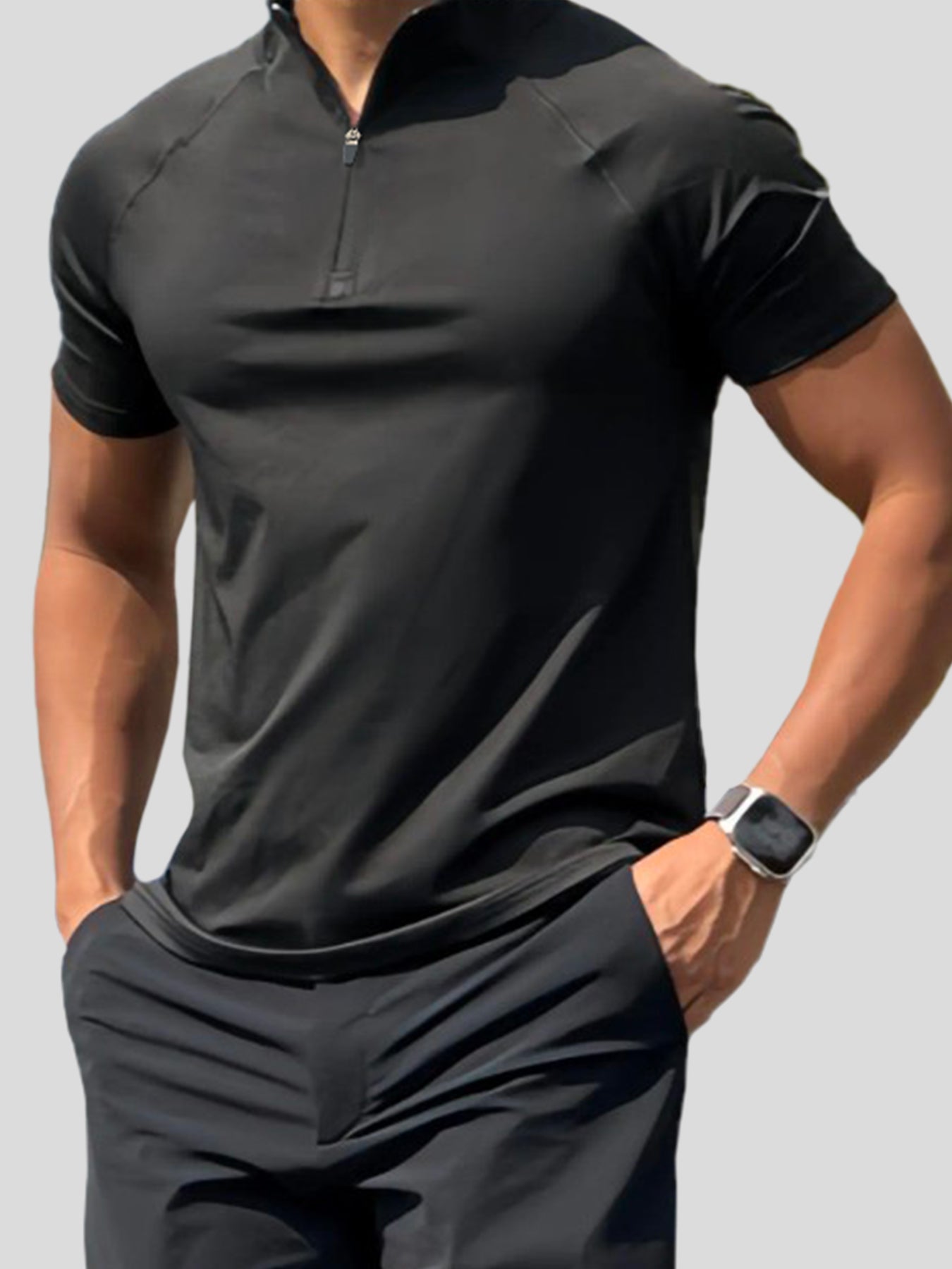 PerformancePro Half Zip Raglan Tee