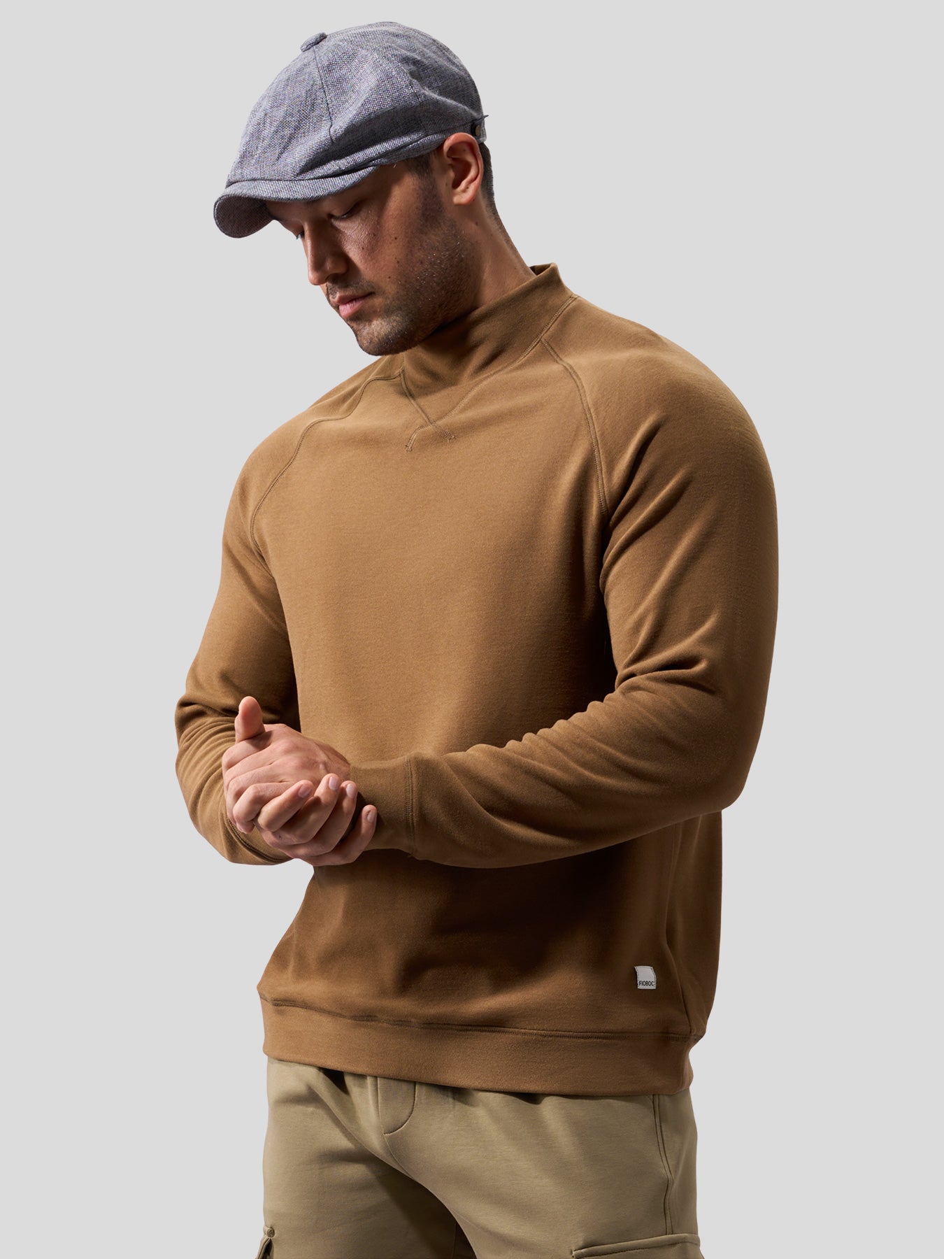 Thermo Fleece Mock Neck Sweatshirt