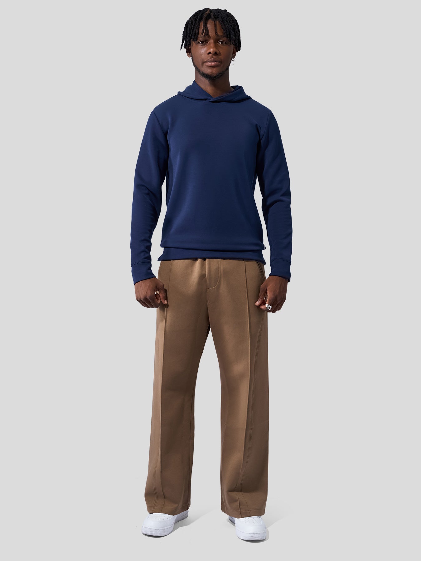 Modal Blend Long Sleeve Hoodie