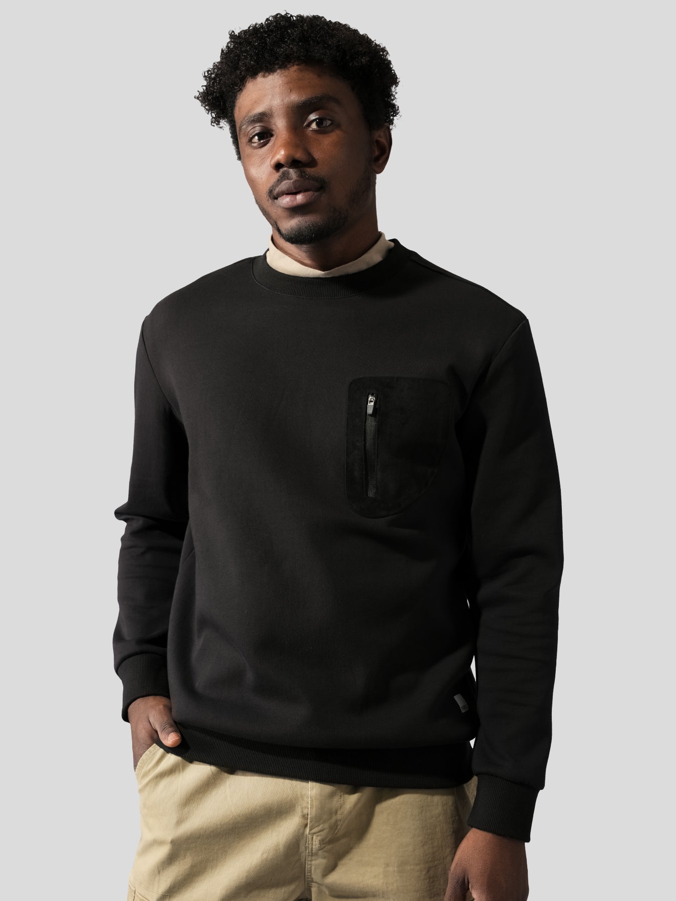 CozySpacer Utility Pocket Sweatshirt