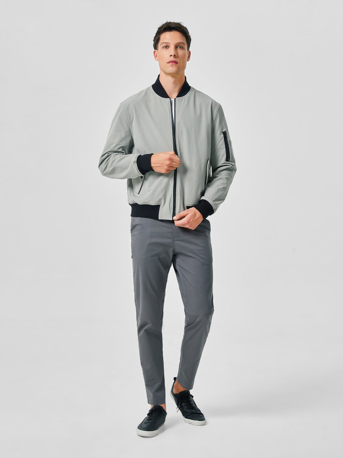 Water-Repellent Reversible Bomber