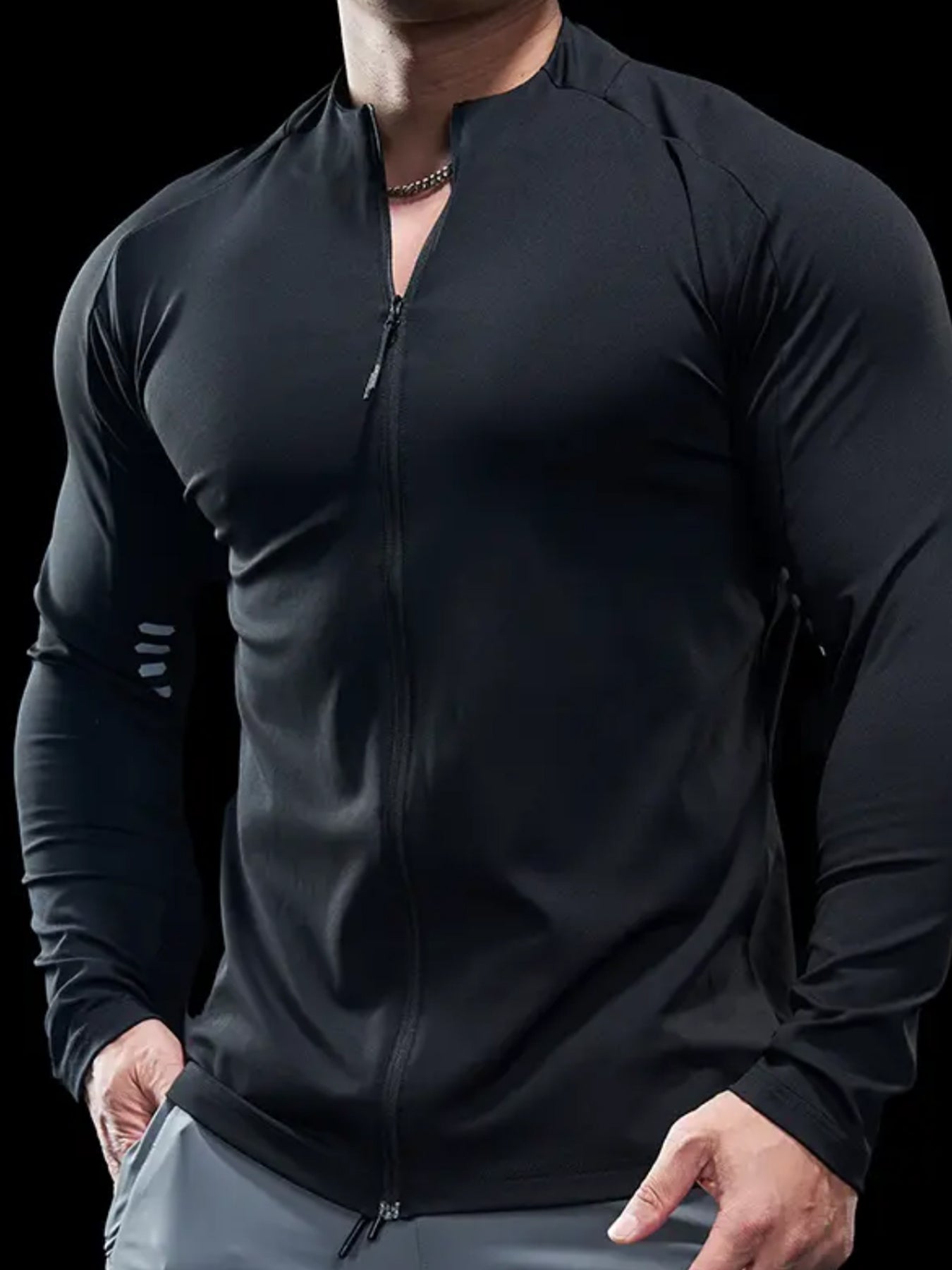 SmoothBlend Quick Dry Sports Fitness Jacket