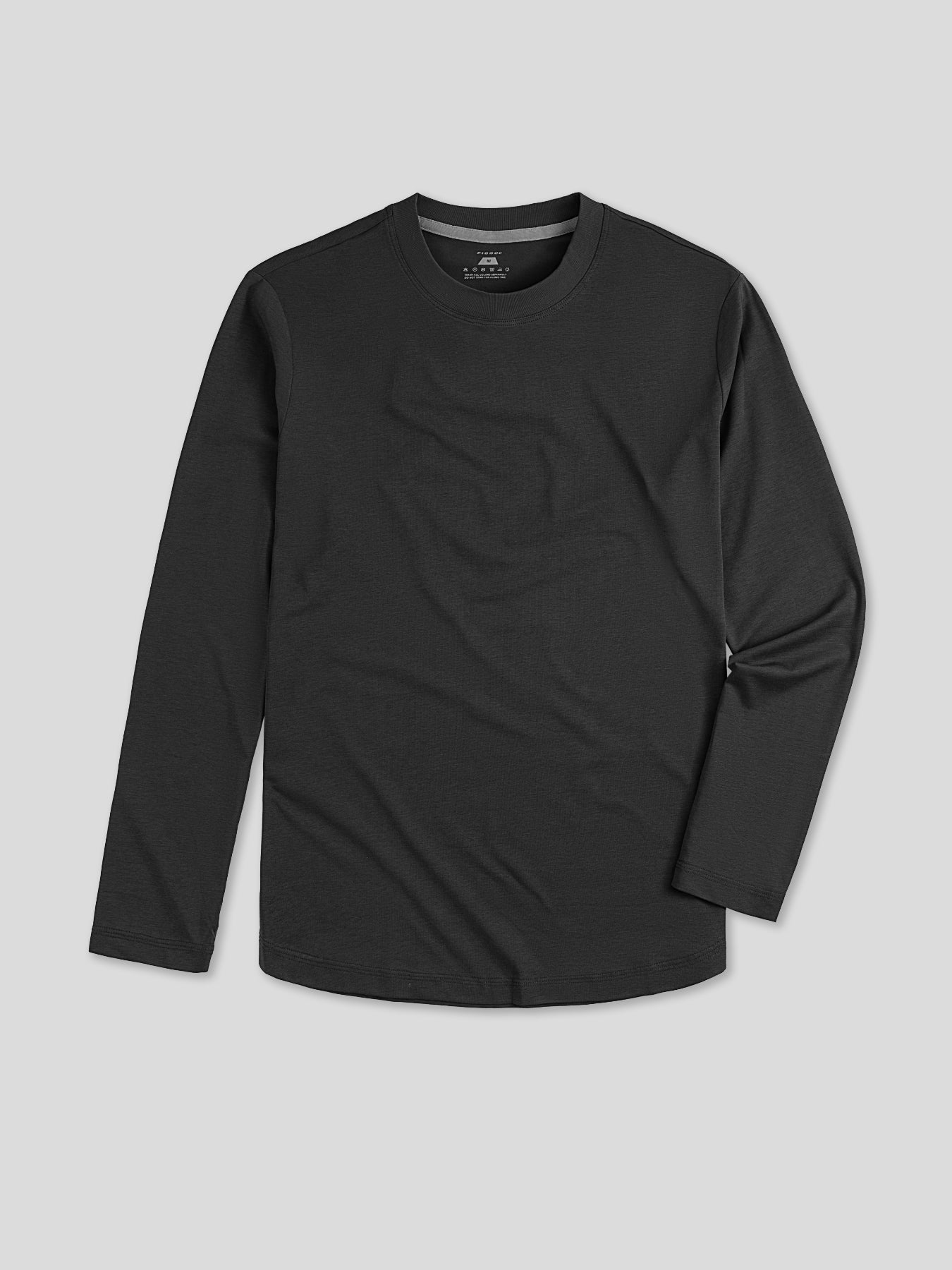 StaySmooth Long Sleeve Curve Hem Tee:Classic Fit
