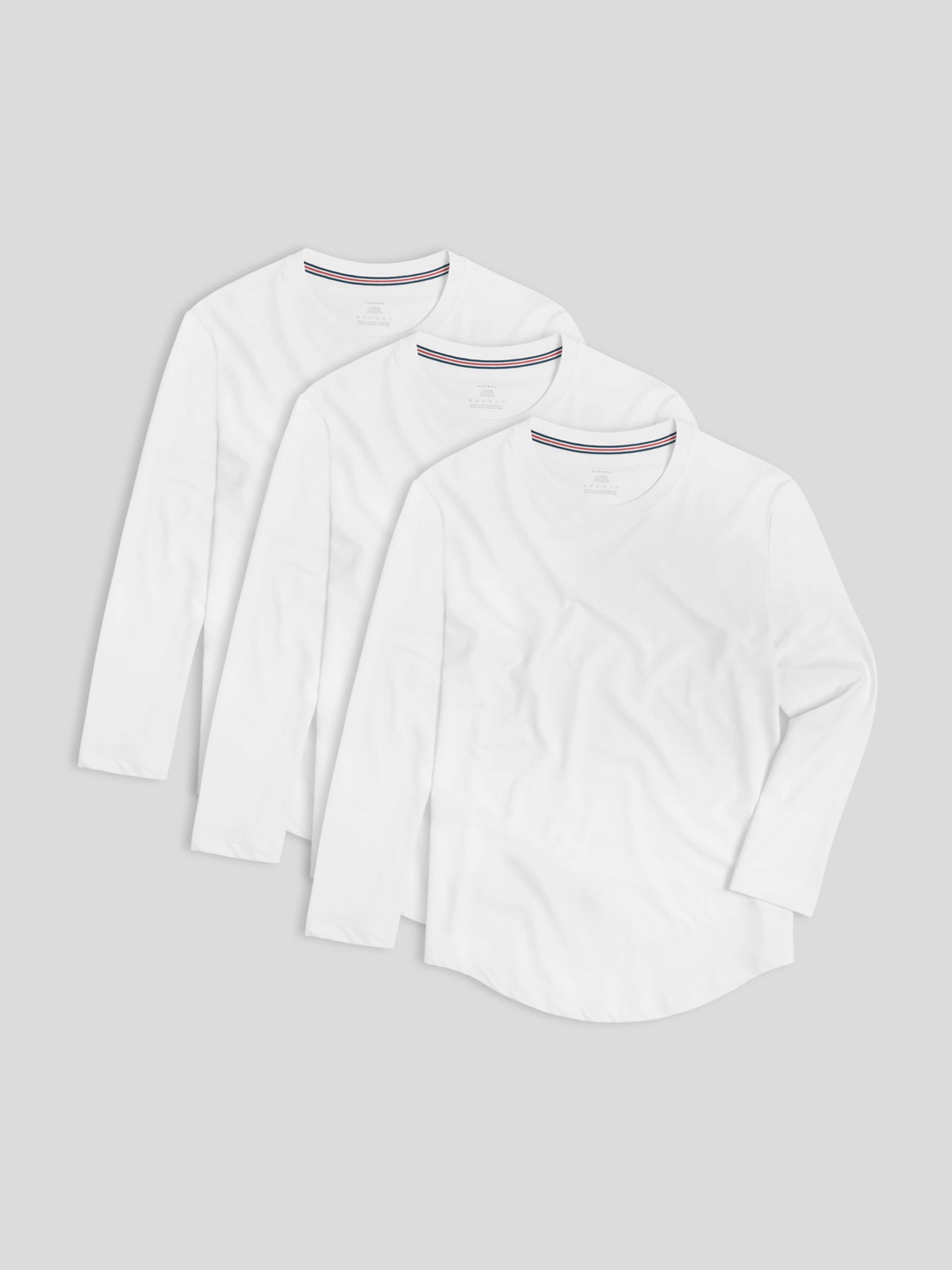 StaySmooth Long Sleeve Tee 3-Pack: Slim Fit