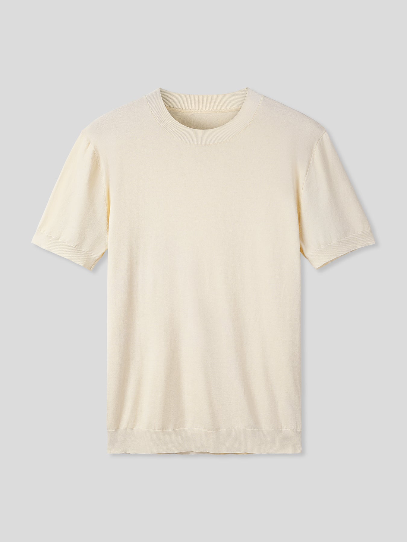 GentleKnit Short Sleeve Knitted T-Shirt
